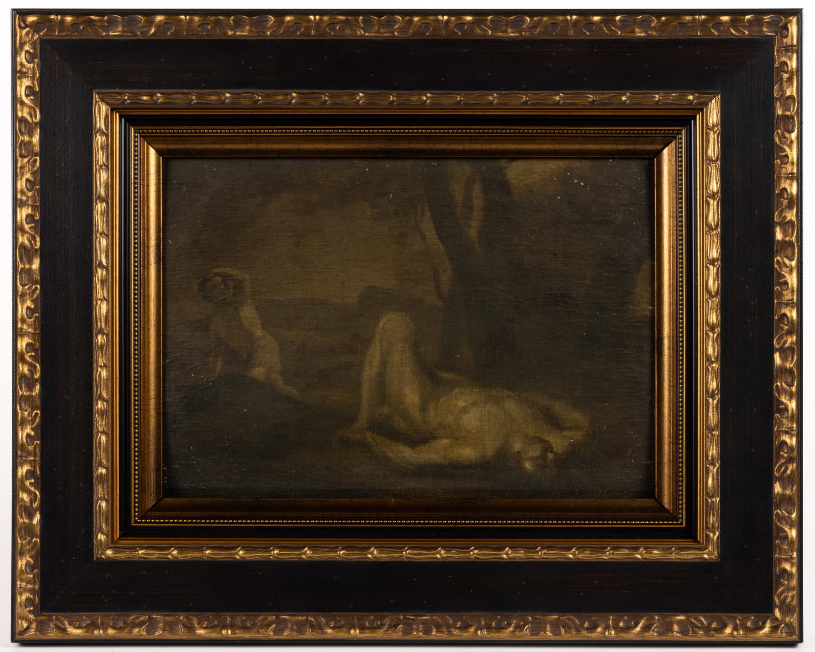 WILLIAM ETTY, R.A. (ENGLISH, 1787-1849), ATTRIBUTED, "STUDY FOR CAIN AND ABEL" PAINTING (1 of 4)
