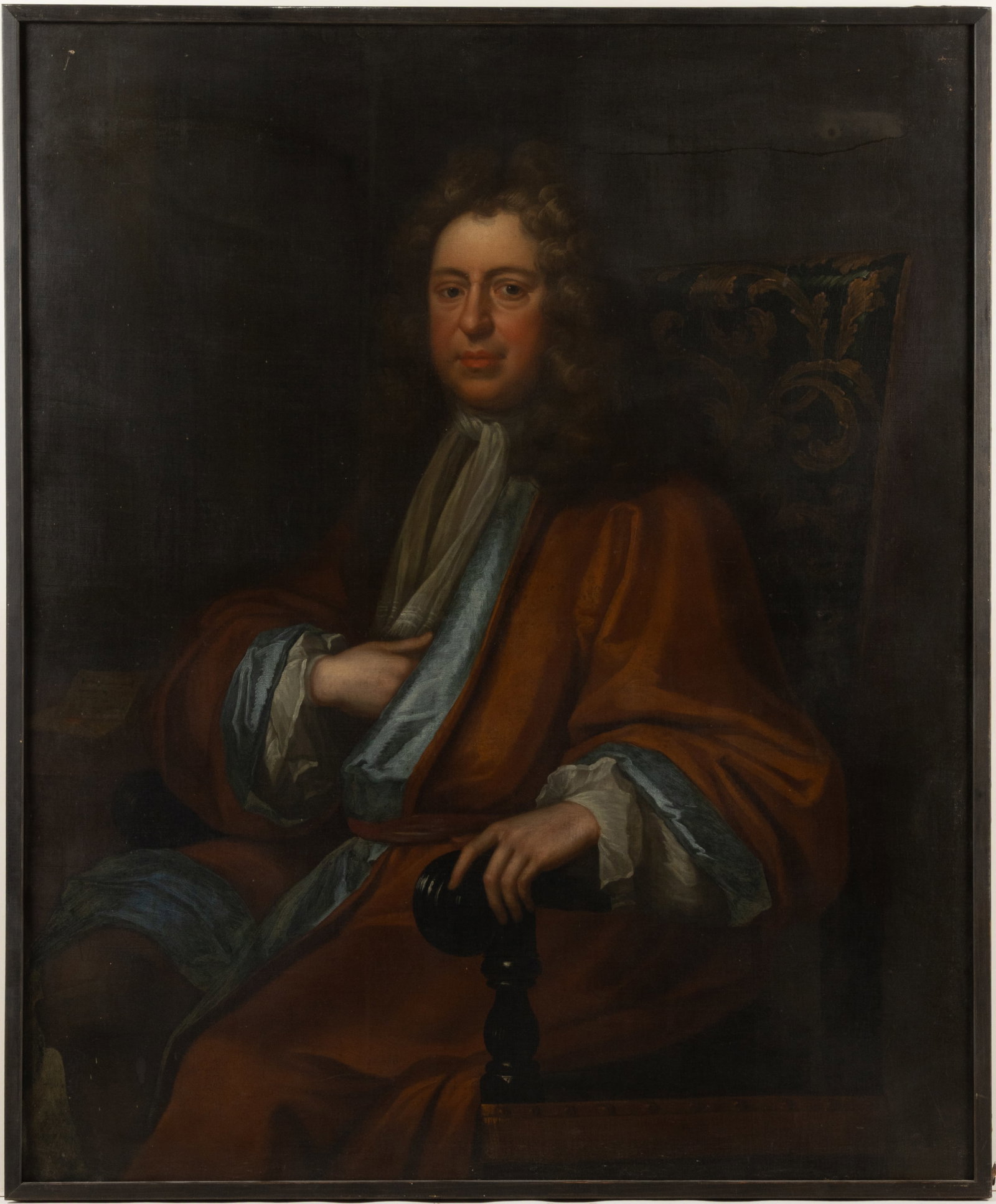 BRITISH OR CONTINENTAL SCHOOL (18TH CENTURY) OLD MASTER PORTRAIT OF A GENTLEMAN (1 of 5)