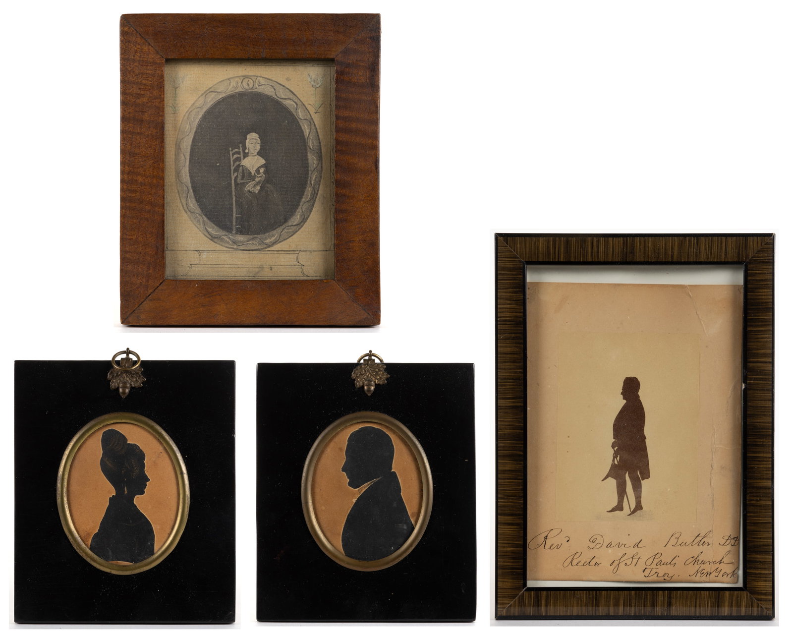 ASSORTED SILHOUETTES AND RELATED ARTICLES, LOT OF FOUR (1 of 9)