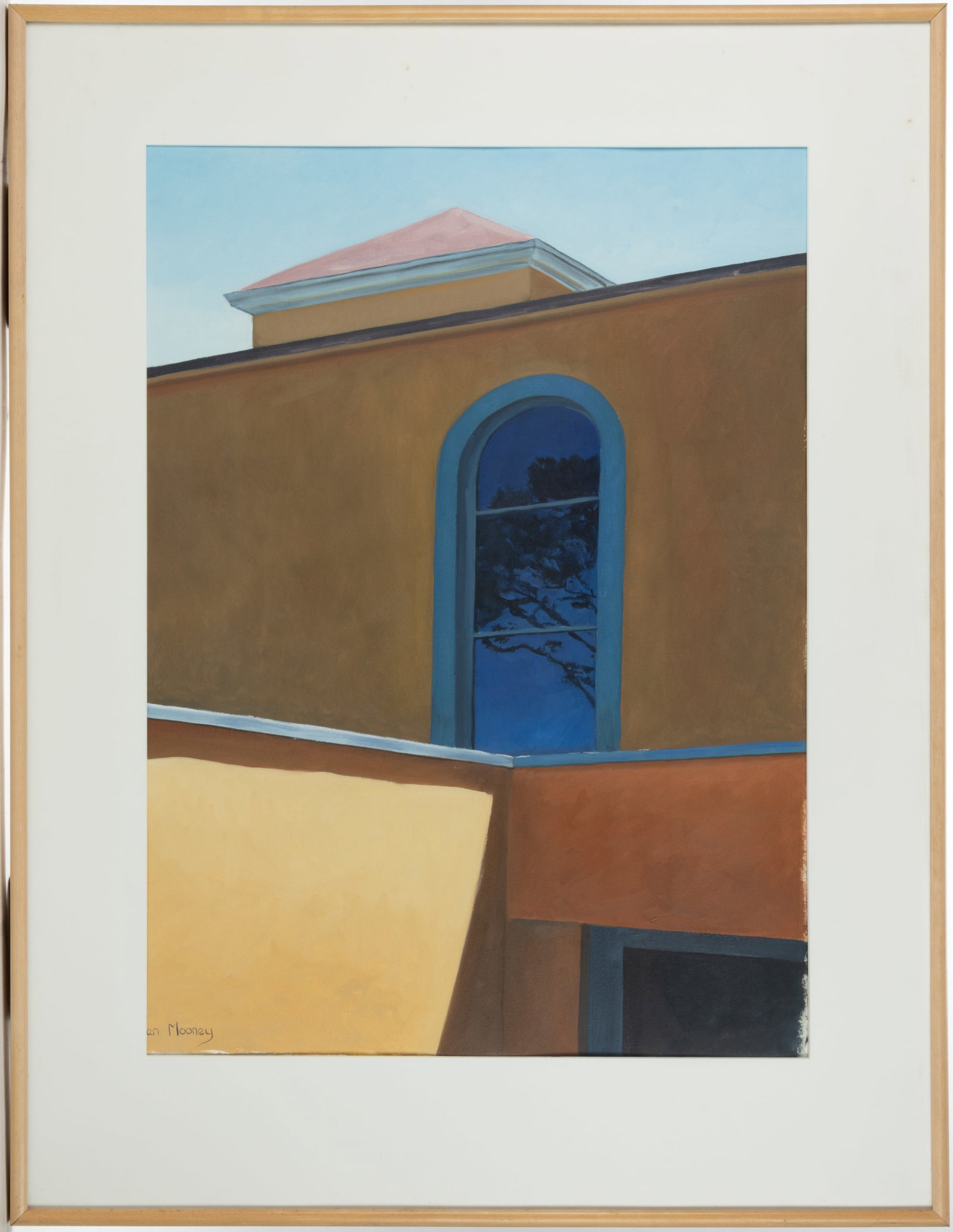 JEAN MOONEY (AMERICAN, 1935-2024) ARCHITECTURAL PAINTING (1 of 4)