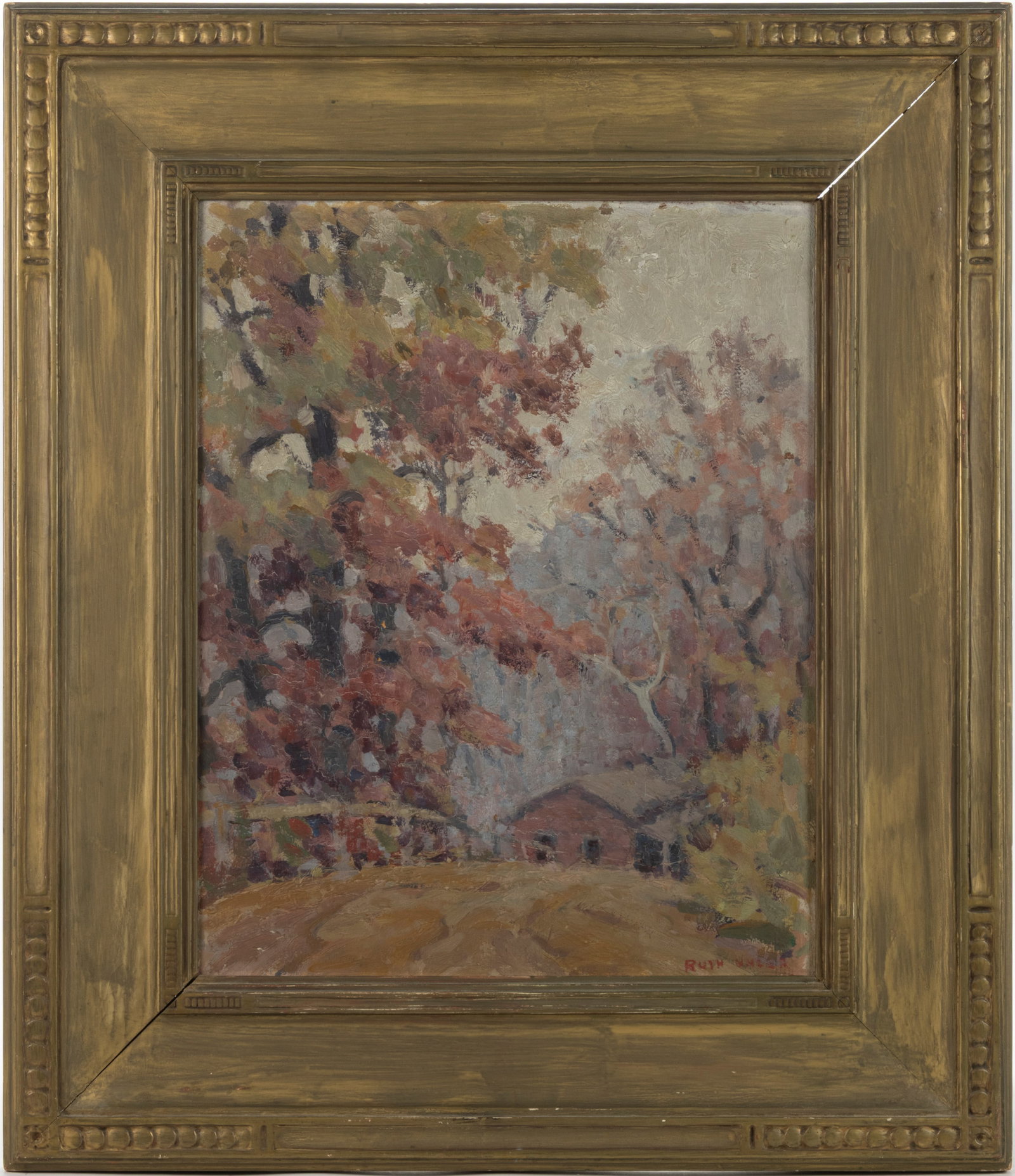 RUTH PERSHING UHLER (TEXAS, 1895-1967) IMPRESSIONIST LANDSCAPE PAINTING (1 of 4)