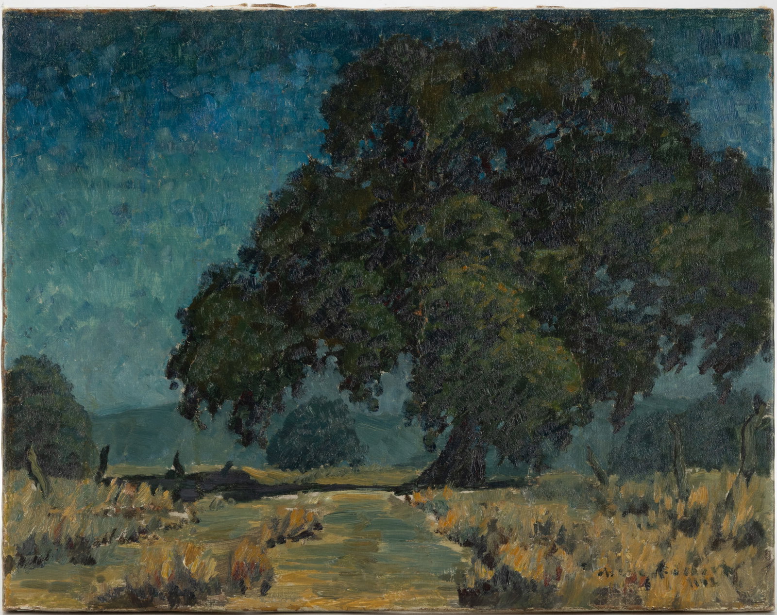 BABETTE FICKERT (AMERICAN, 1920-2001) CALIFORNIA LANDSCAPE PAINTING (1 of 4)