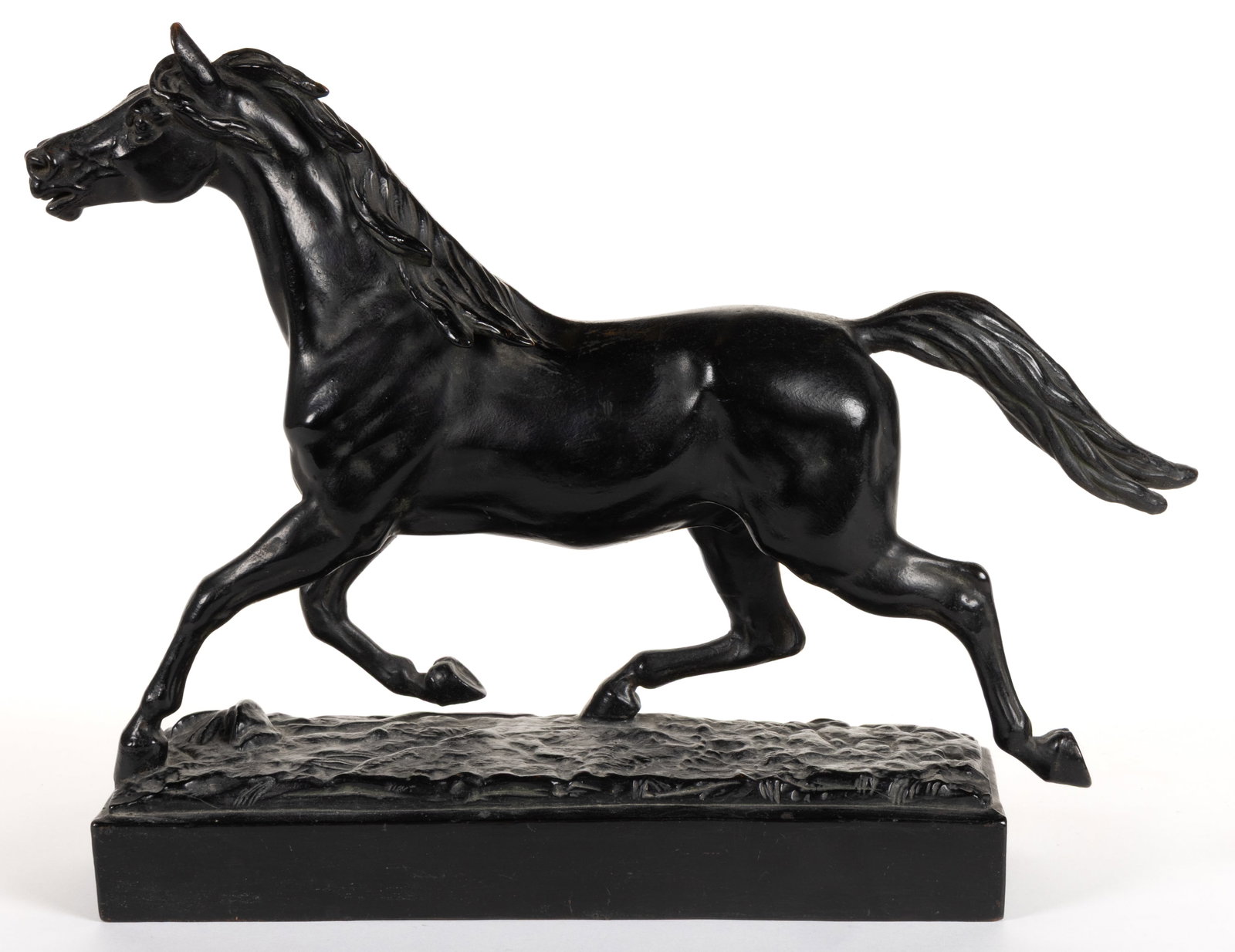 AMERICAN BRONZE CLAD FIGURE OF A HORSE (1 of 6)