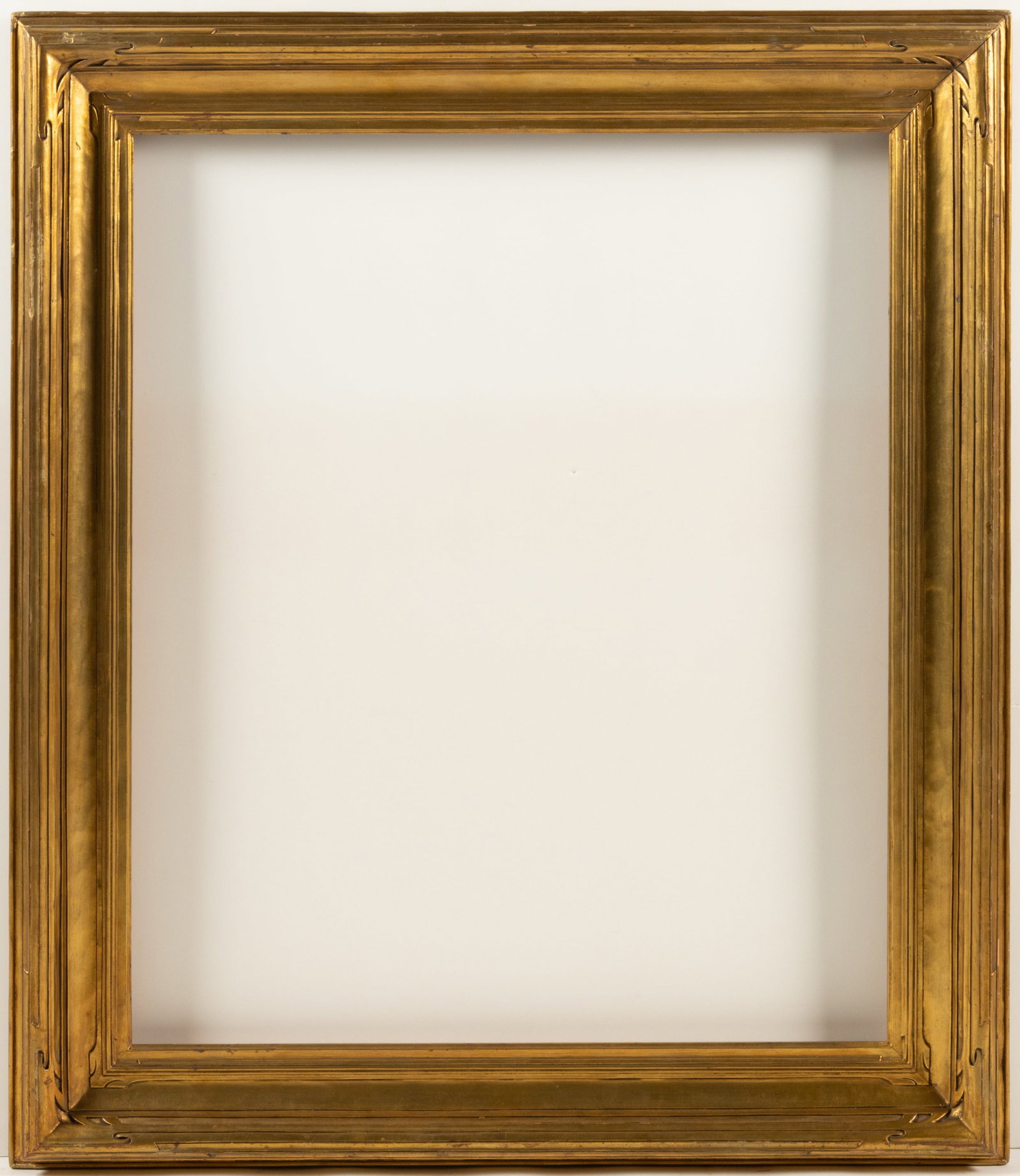 STAMPED "NEWCOMB-MACKLIN" ART NOUVEAU MOLDED AND CARVED GILT FRAME (1 of 3)