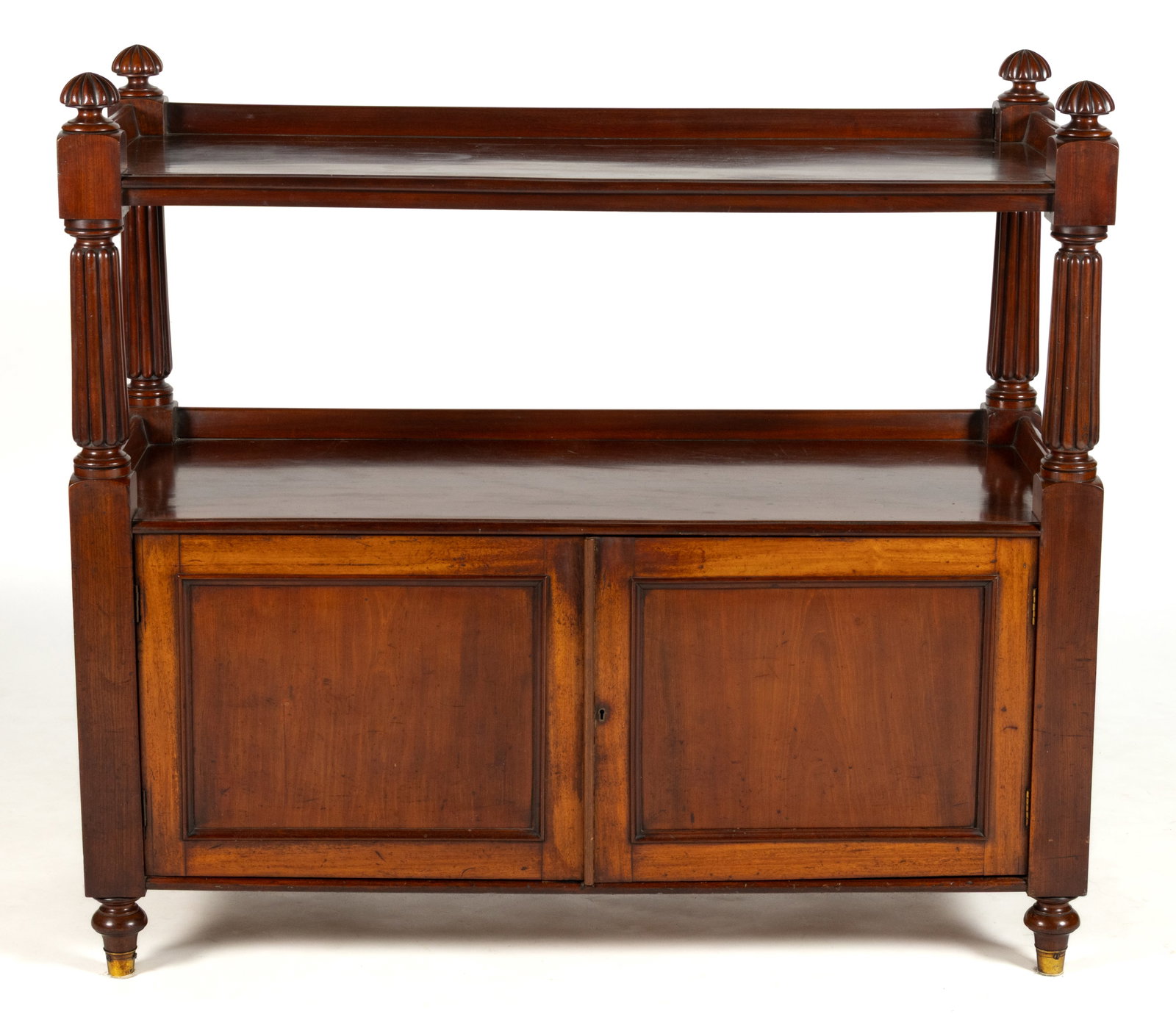 ENGLISH REGENCY MAHOGANY SERVER (1 of 7)