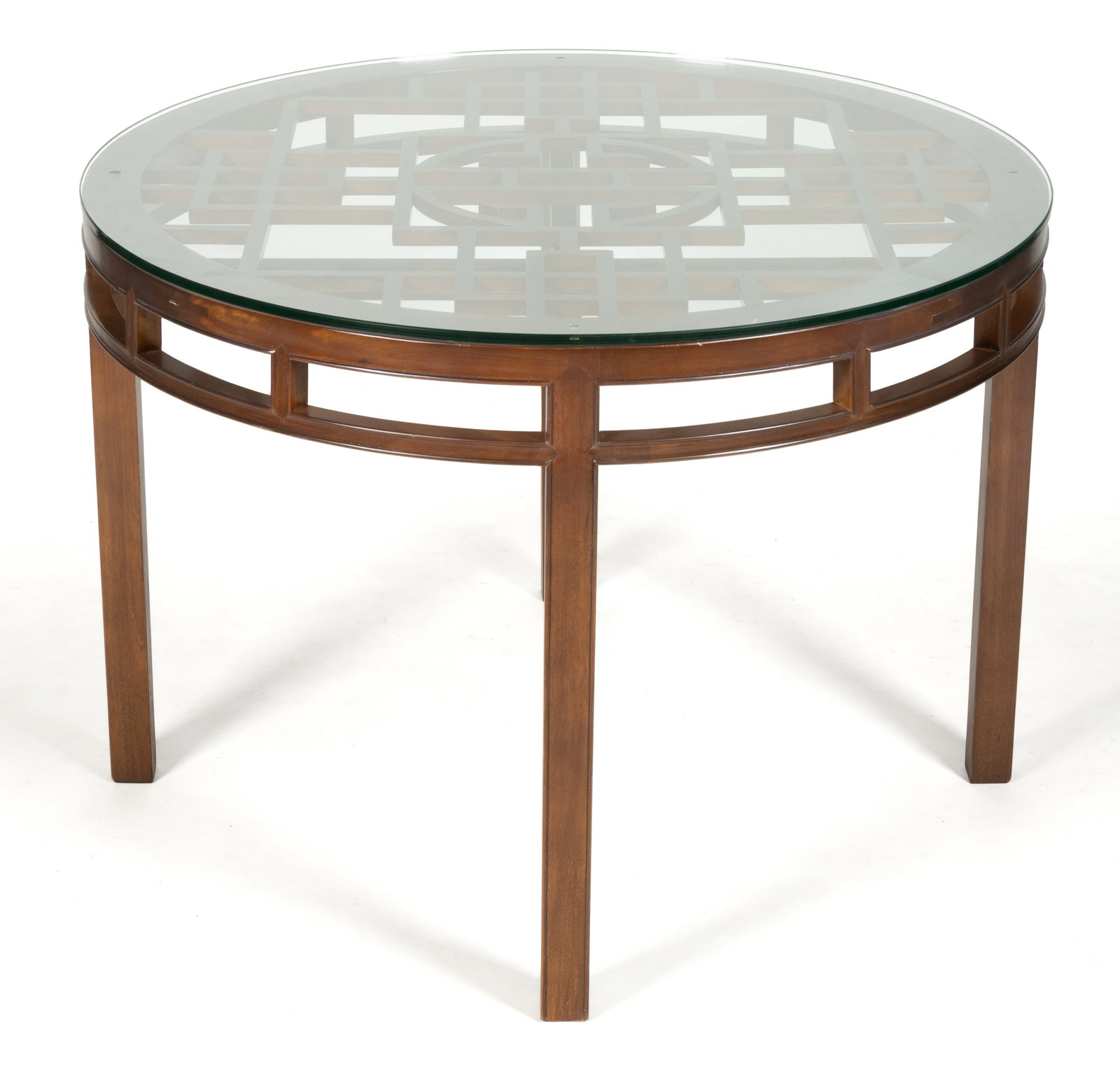 MARIA YEE CHINESE CHIPPENDALE-STYLE MAHOGANY TABLE FOR GUMP'S (1 of 5)