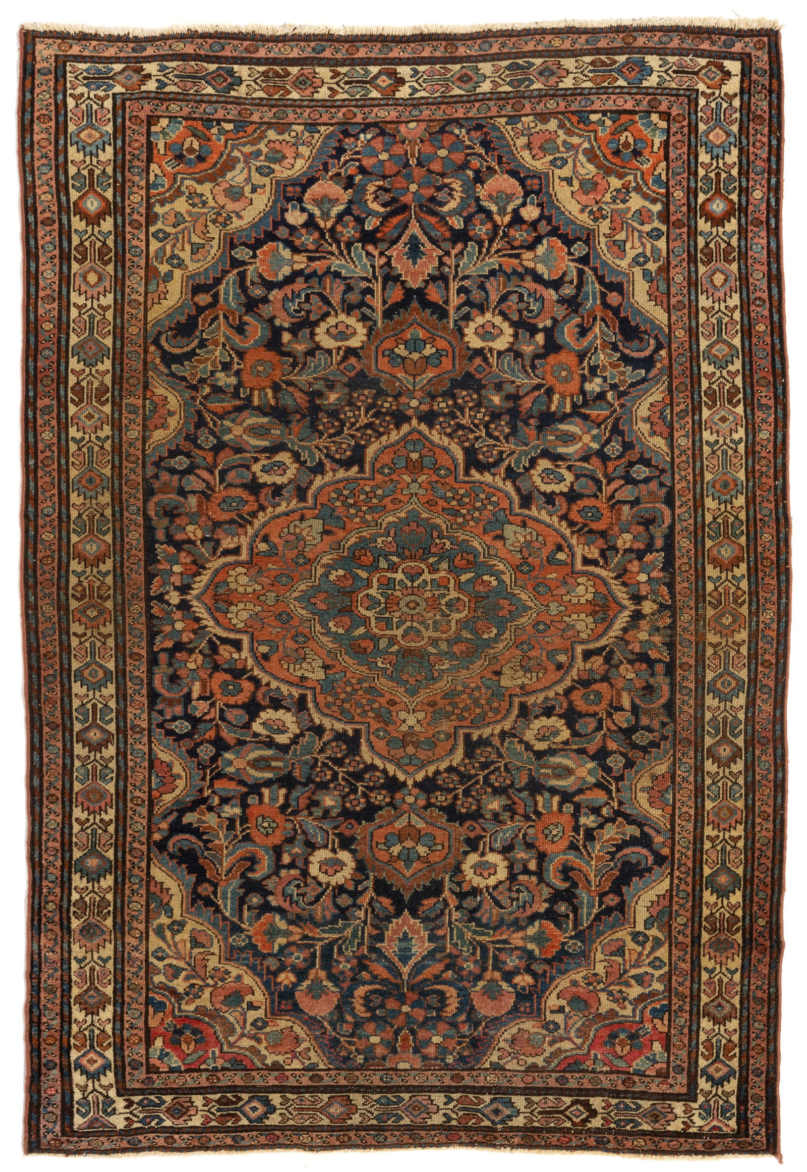 SEMI-ANTIQUE PERSIAN SCATTER RUG / CARPET (1 of 3)