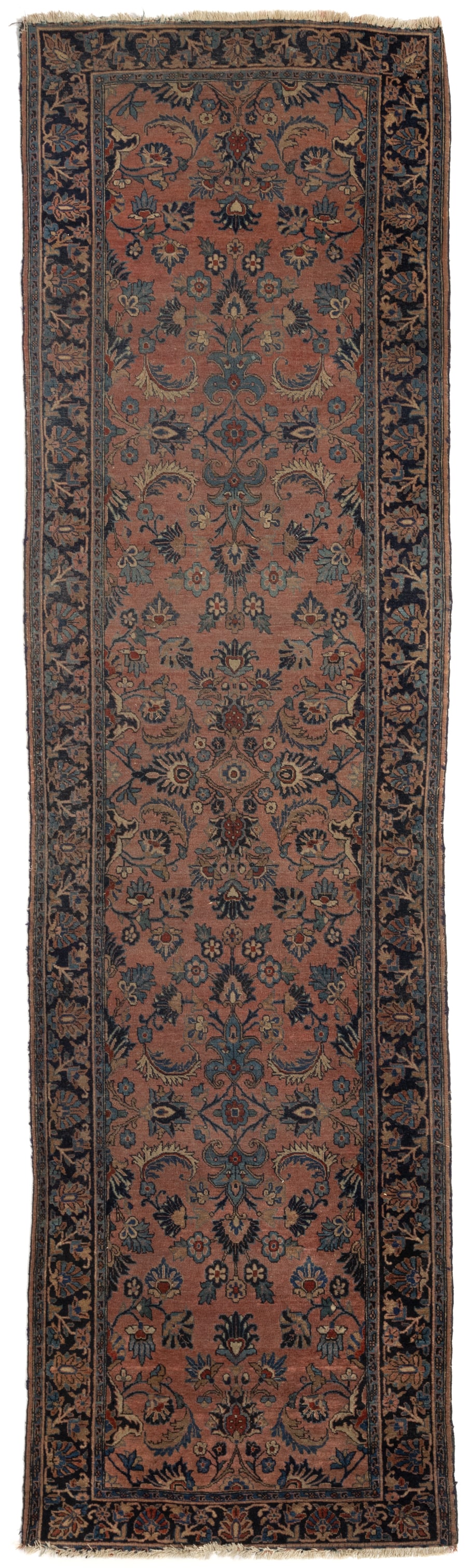 SEMI-ANTIQUE SAROUK PERSIAN RUNNER RUG / CARPET (1 of 5)