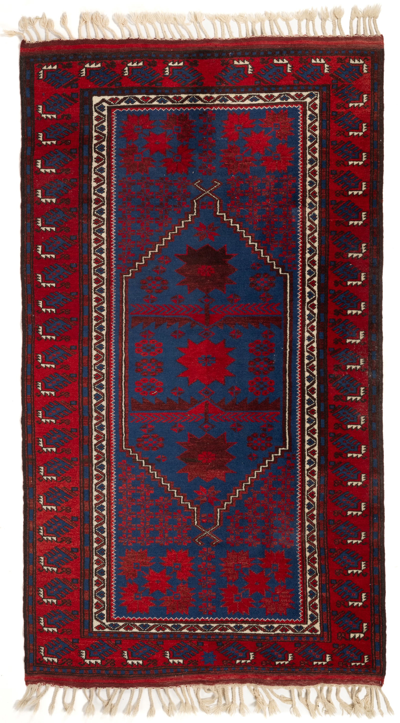SEMI-ANTIQUE YAGCIBEDIR TURKISH ROOM-SIZE RUG / CARPET (1 of 3)