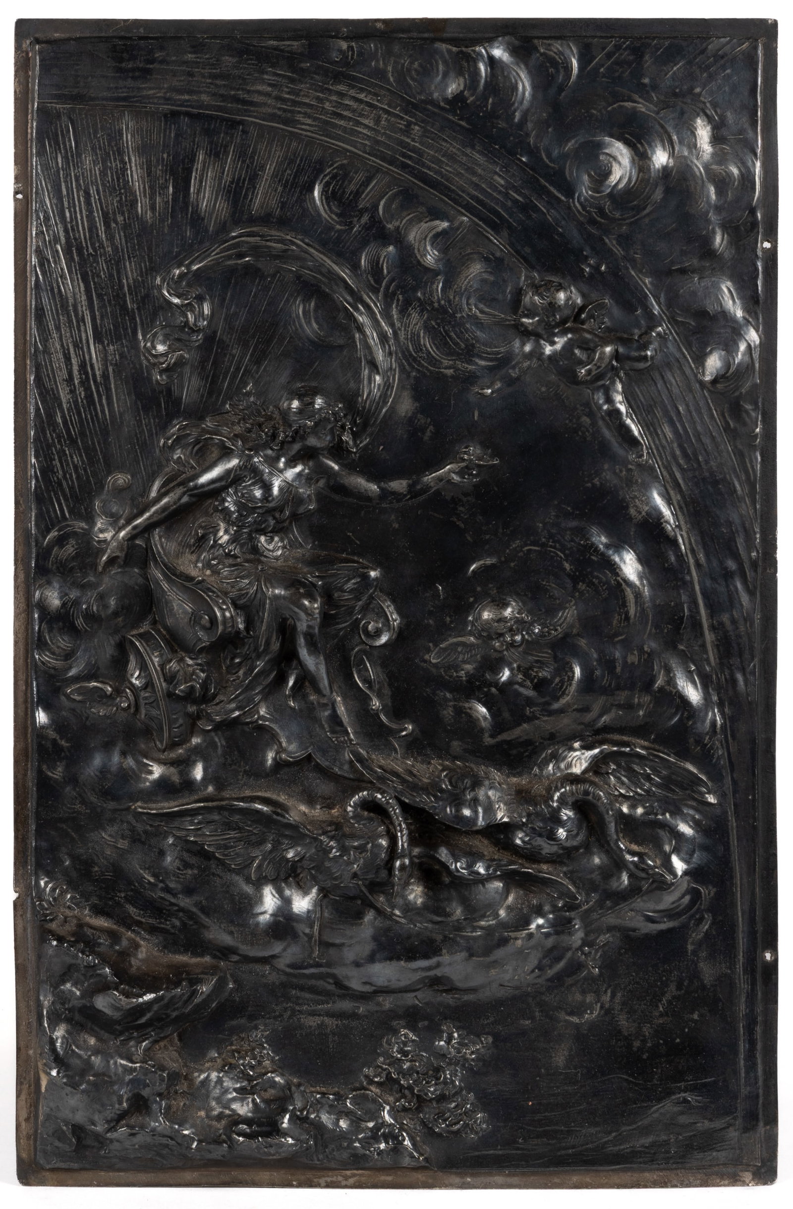 VICTORIAN BAS-RELIEF PLAQUE FEATURING APHRODITE (1 of 3)