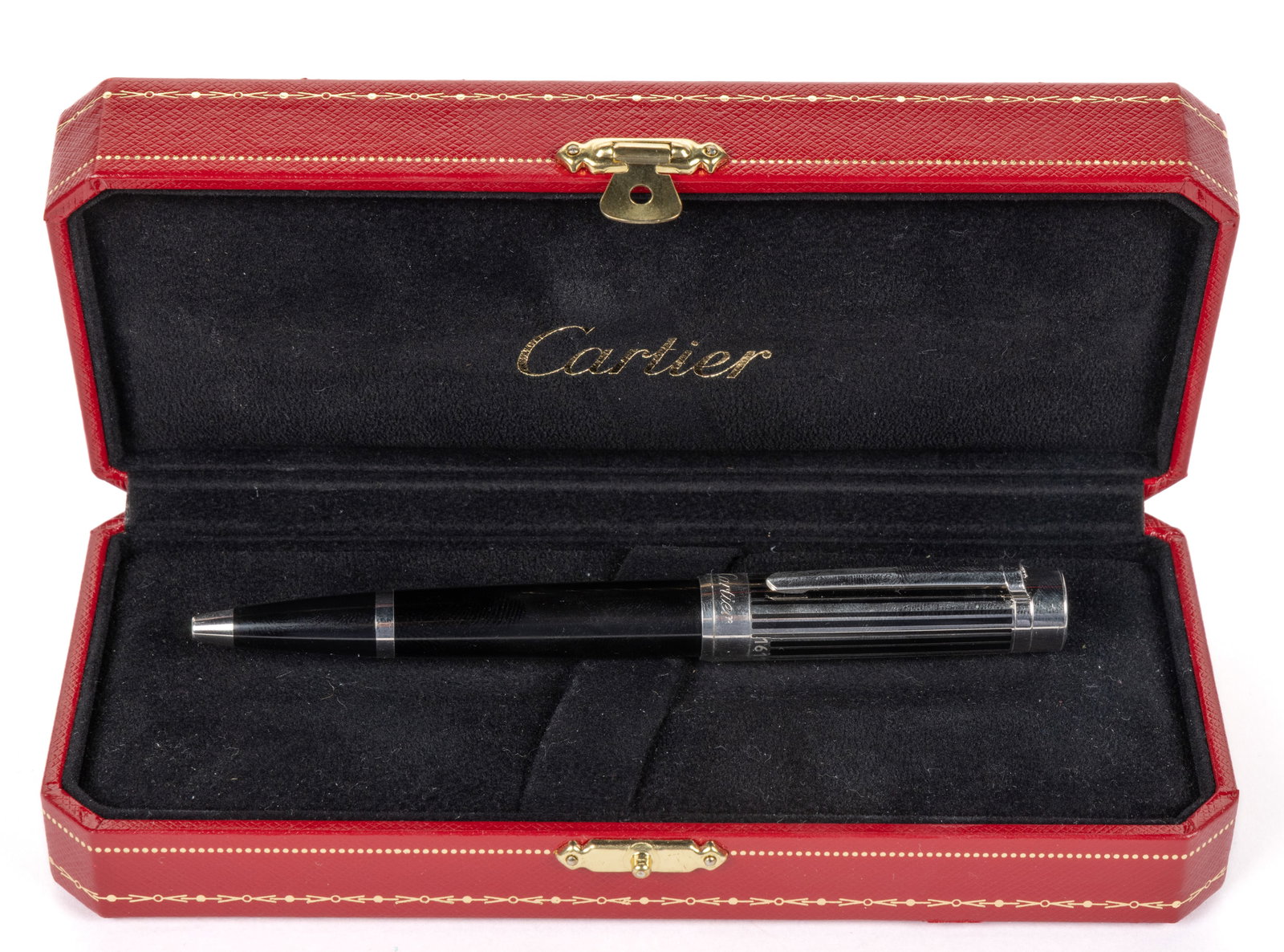 CARTIER PASHA BARCODE ROLLERBALL PEN WITH BOX (1 of 3)