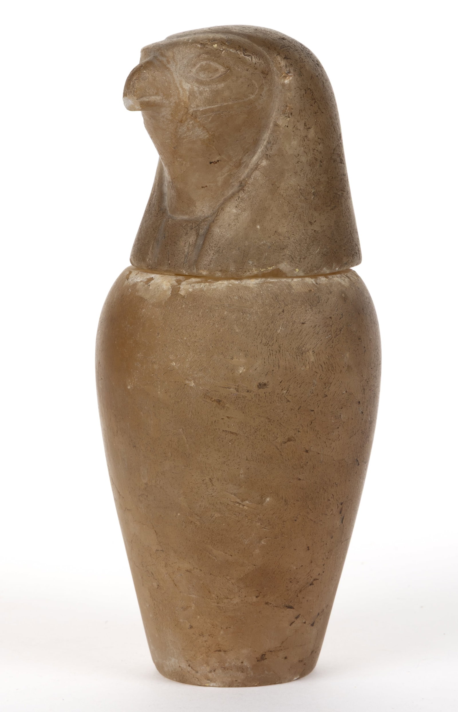ANCIENT EGYPTIAN ALABASTER CANOPIC JAR (1 of 7)