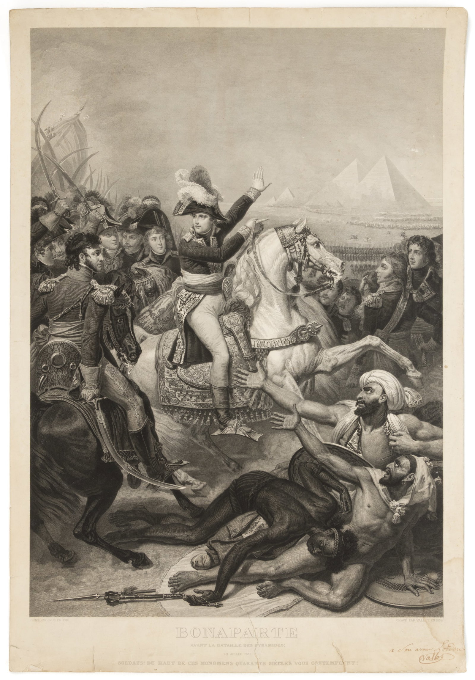NAPOLEON BONAPARTE FRENCH INVASION OF EGYPT AND SYRIA HISTORICAL PRINT (1 of 4)