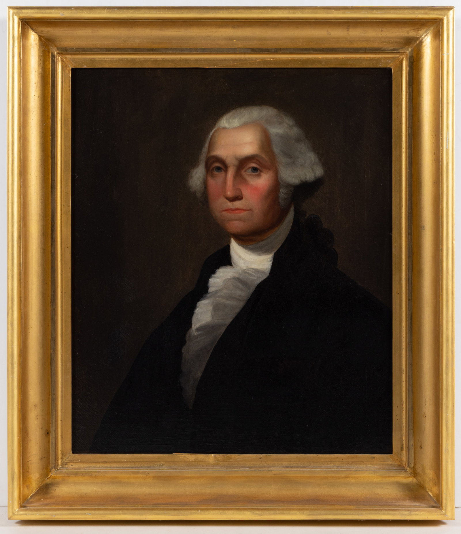 AMERICAN SCHOOL (19TH CENTURY) AFTER GILBERT STUART (AMERICAN, 1755-1829) PORTRAIT OF GEORGE (1 of 4)