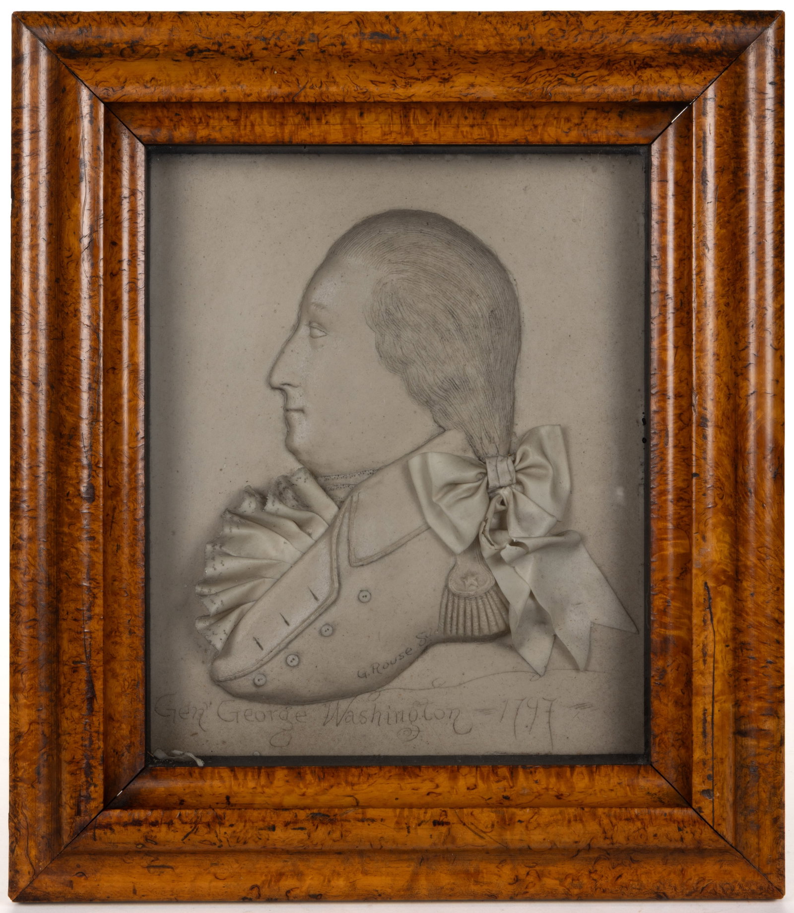 GEORGE WASHINGTON WAX RELIEF PORTRAIT (1 of 3)