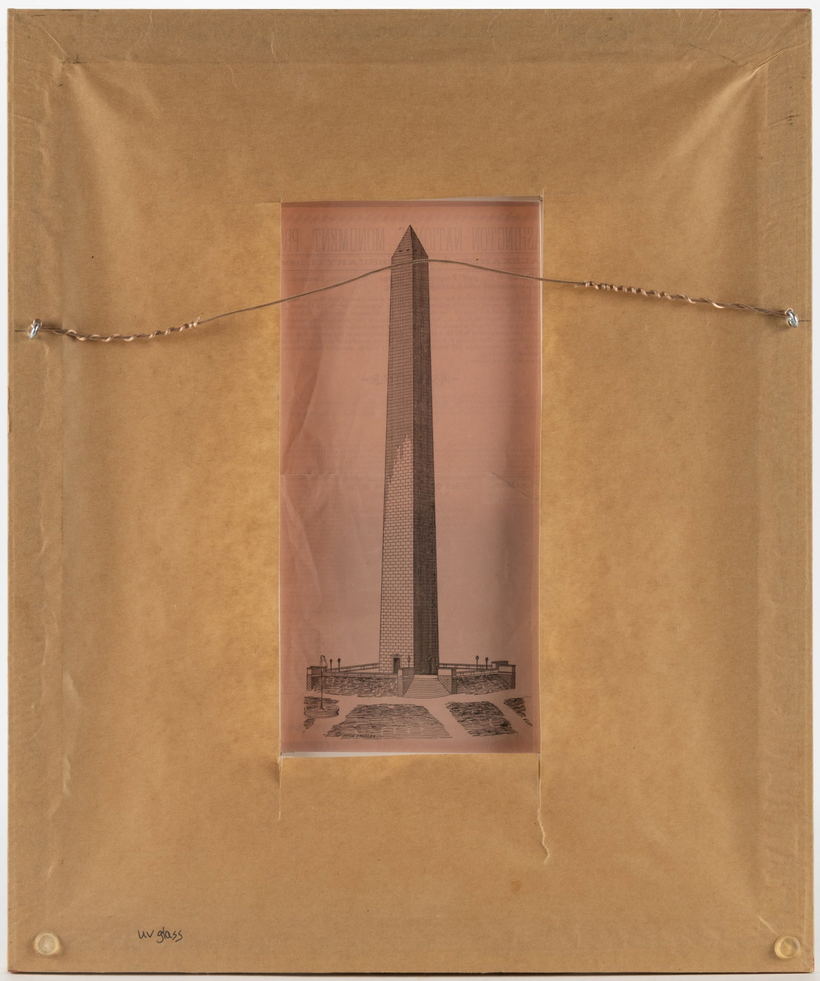 RARE WASHINGTON MONUMENT DEDICATION PROGRAM - 3