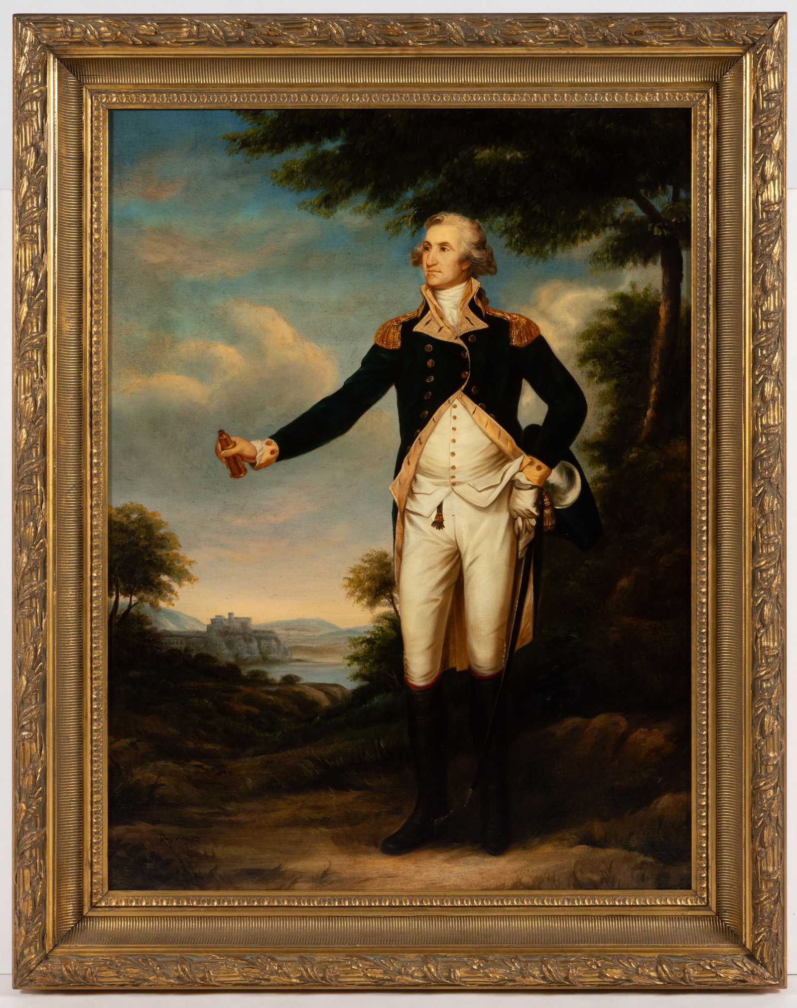 MODERN (21ST CENTURY) DECORATIVE PAINTING OF GENERAL GEORGE WASHINGTON (1 of 6)