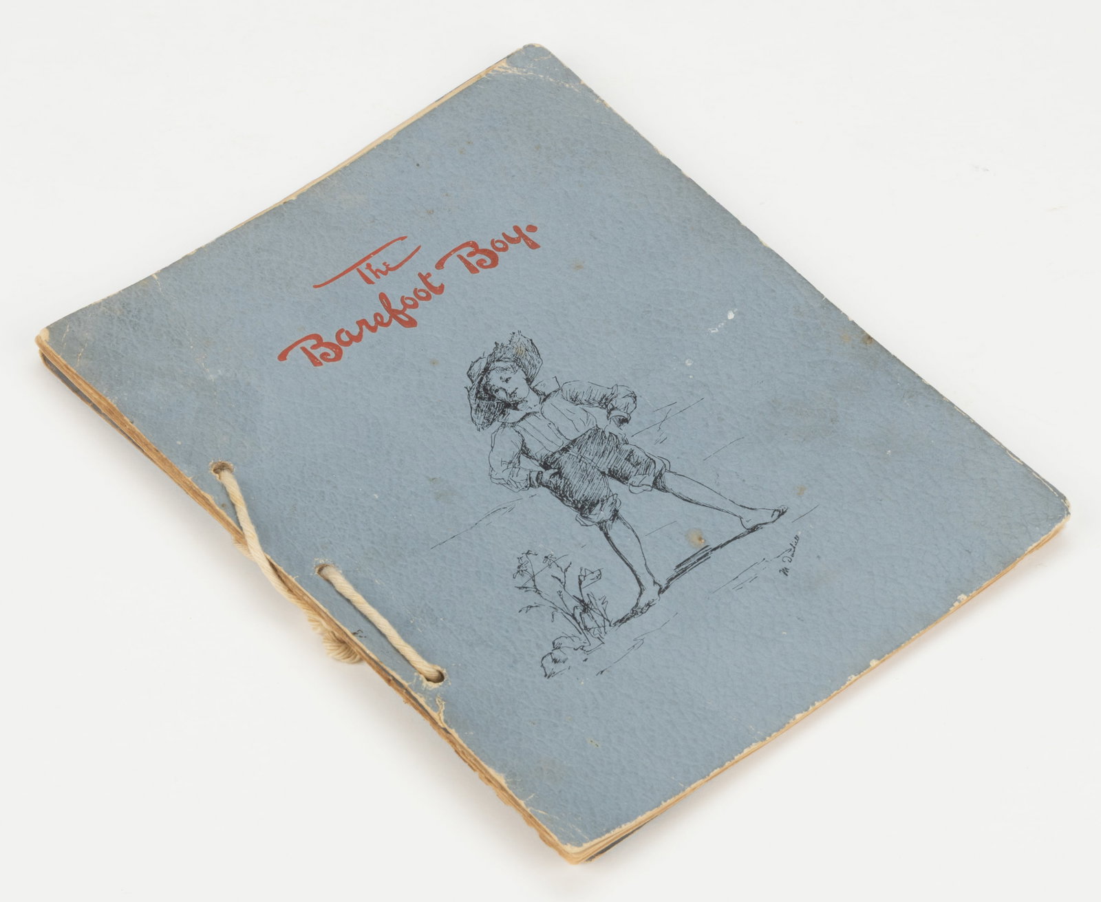 UNRECORDED MARGARET MAY DASHIELL (VIRGINIA / LOUISIANA, 1869-1958) ILLUSTRATED GIFT BOOKLET: UNRECORDED MARGARET MAY DASHIELL (VIRGINIA / LOUISIANA, 1869-1958) ILLUSTRATED GIFT BOOKLET, John Greenleaf Whittier, The Barefoot Boy. No publisher or date [Richmond, Virginia?, ca. 1905-19