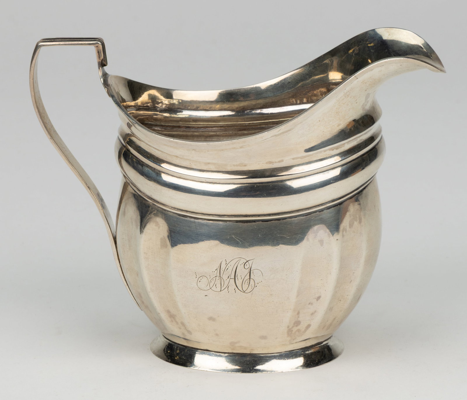 W.G. FORBES, NEW YORK CITY, NEW YORK COIN SILVER CREAMER (1 of 2)