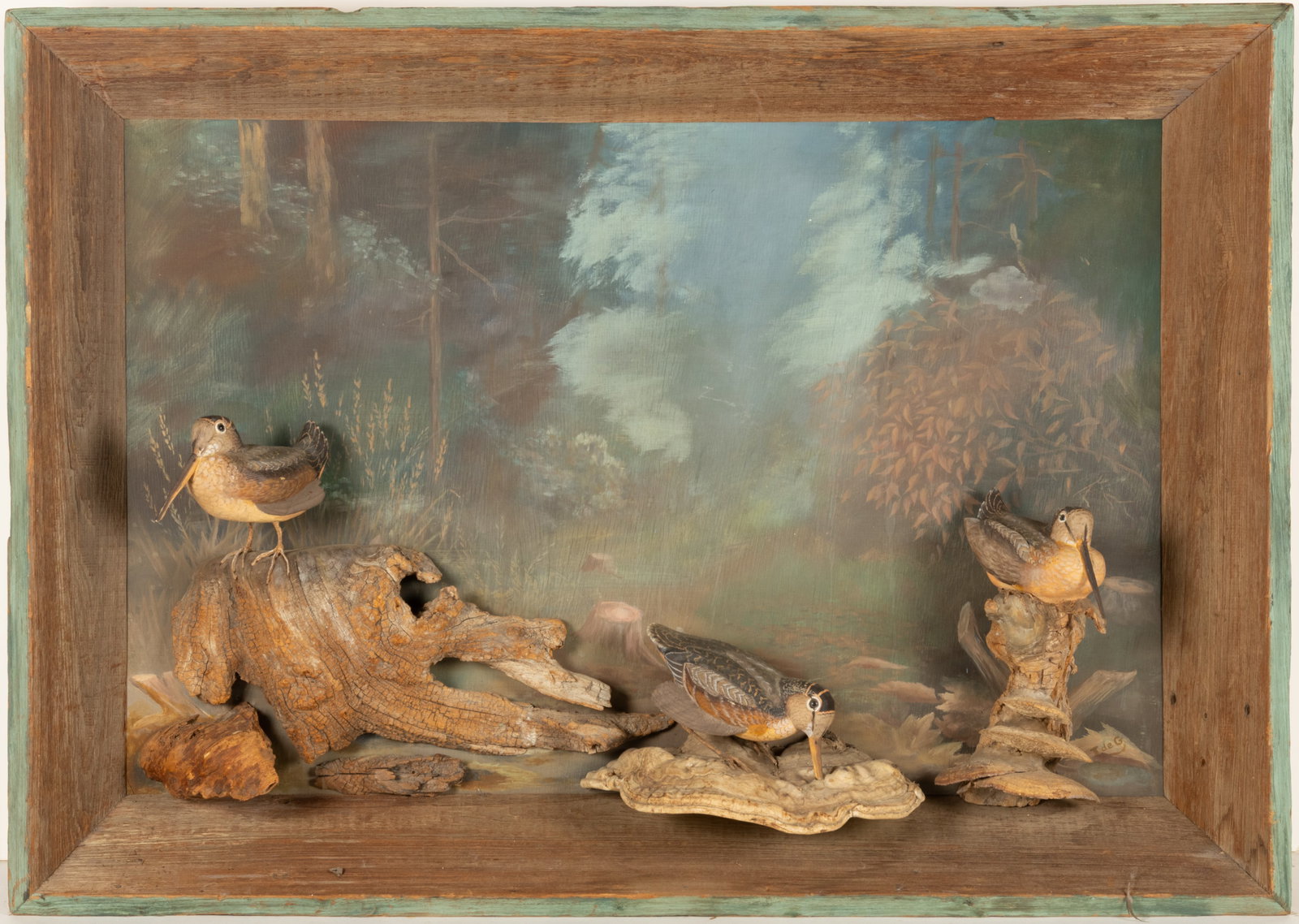 GENERAL CHESTER "CHET" BRADDOCK DEGAVRE (ONANCOCK, VIRGINIA, 1908-1993) FOLK ART CARVED AND PAINTED (1 of 6)