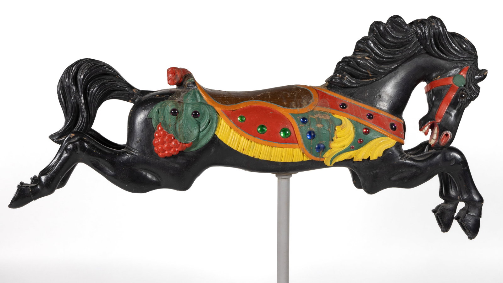 CHARLES W. PARKER (ABILENE AND LEAVENWORTH, KS, 1864-1932), ATTRIBUTED, FOLK ART CARVED AND PAINTED (1 of 8)