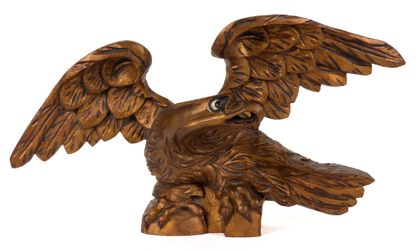 RICHARD ORR (MYSTIC, CONNECTICUT, 1903-1959) FOLK ART CARVED EAGLE (1 of 4)