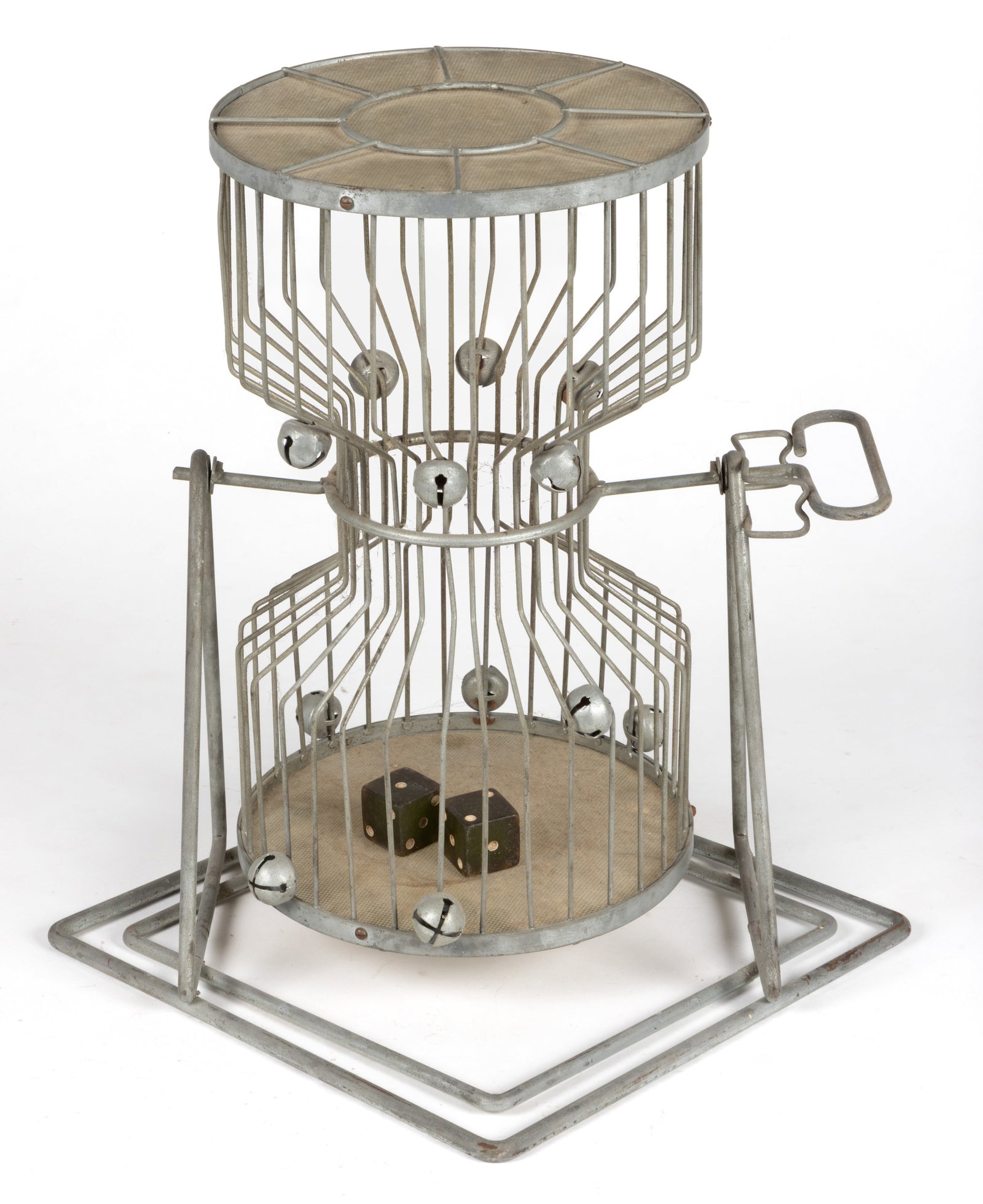 AMERICAN CHUCK-A-LUCK WIRE CAGE AND DICE CASINO / CARNIVAL GAME (1 of 2)
