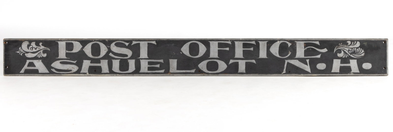 NEW HAMPSHIRE FOLK ART PAINTED PINE POST OFFICE SIGN (1 of 3)