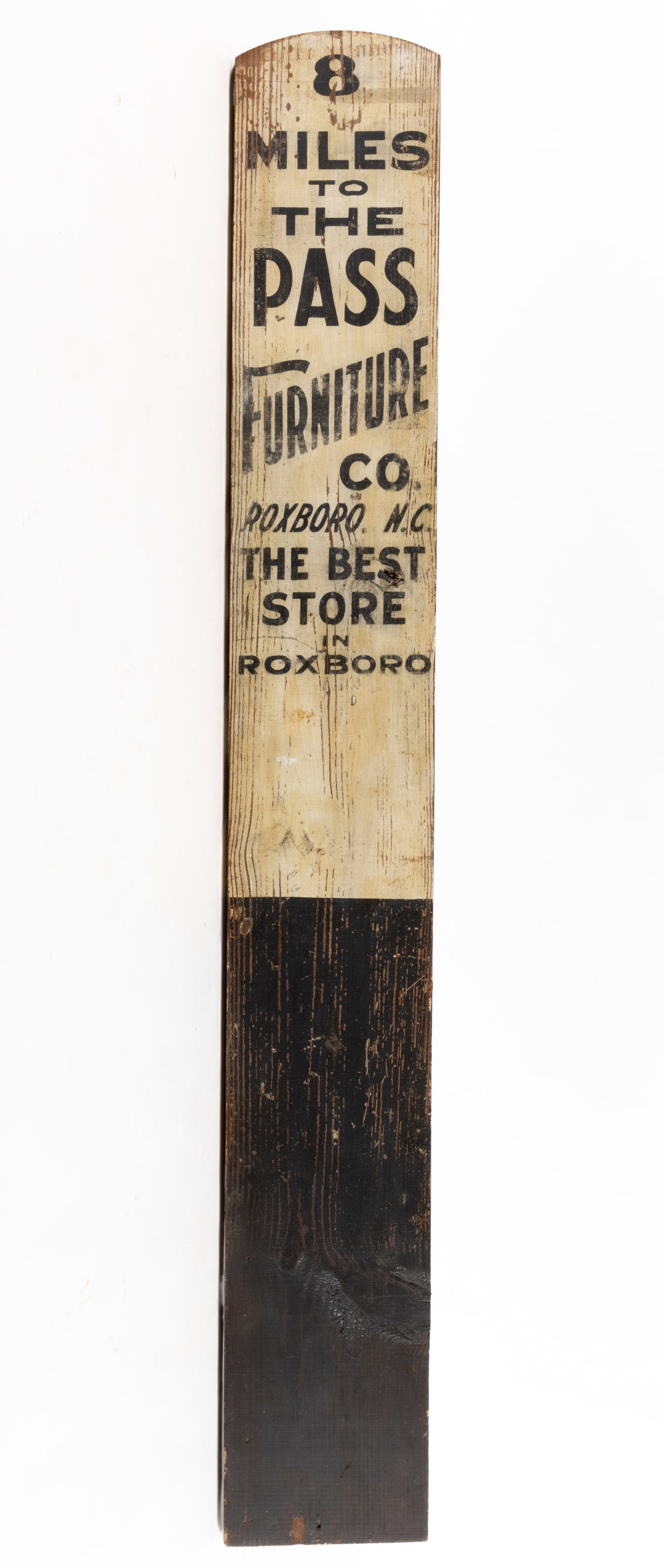 NORTH CAROLINA FOLK ART PAINTED YELLOW PINE TRADE SIGN (1 of 3)