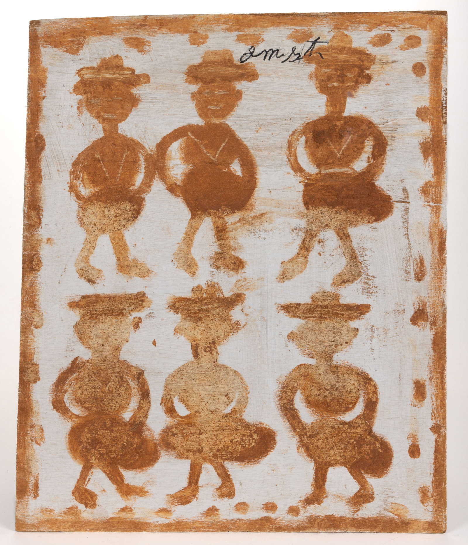 JIMMY LEE SUDDUTH (ALABAMA, 1910-2007) OUTSIDER ART PAINTING (1 of 2)