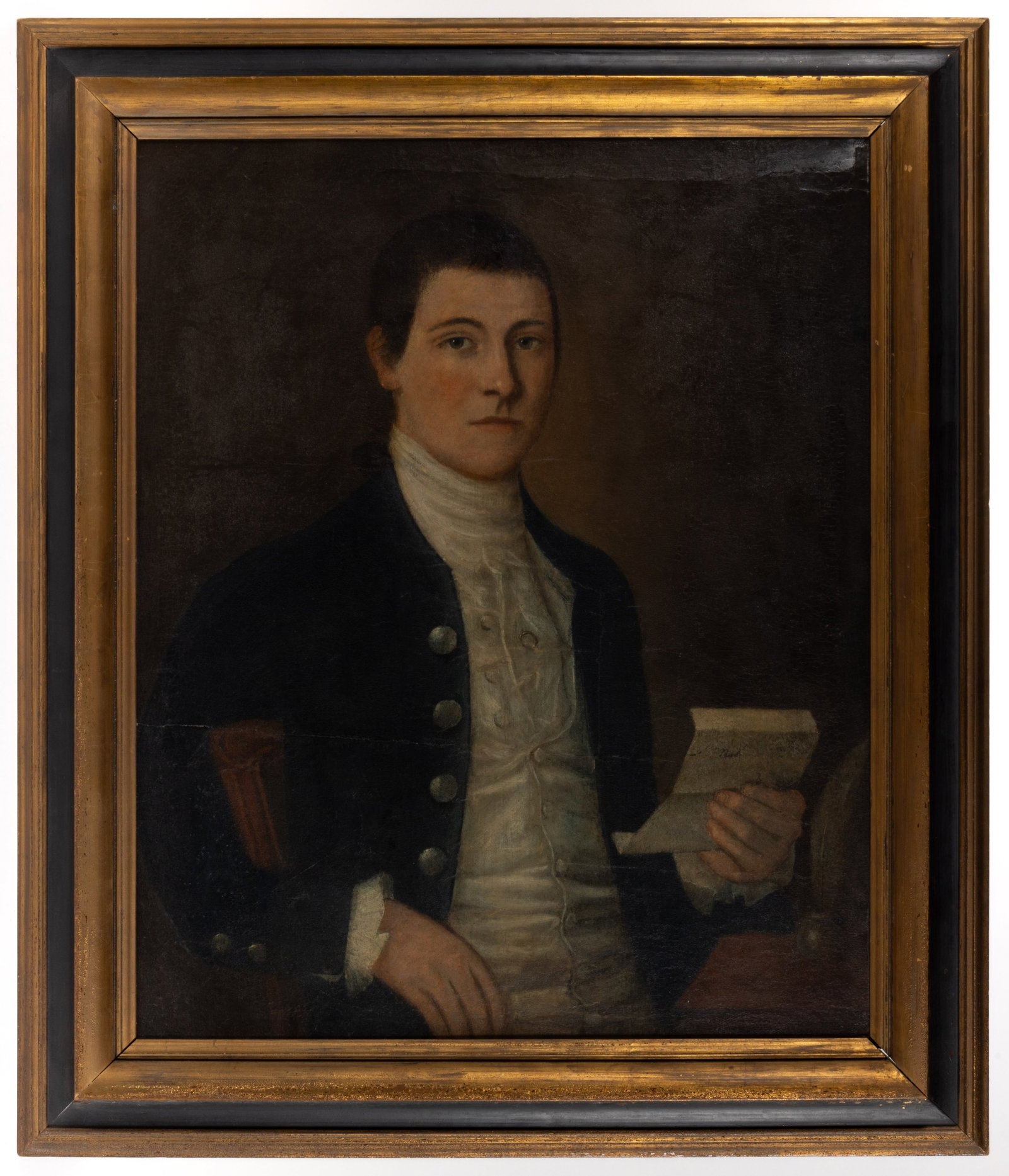 JOHN DURAND (CONNECTICUT / NEW YORK / VIRGINIA, 1731-1802), ATTRIBUTED, PORTRAIT OF A YOUNG MAN (1 of 7)