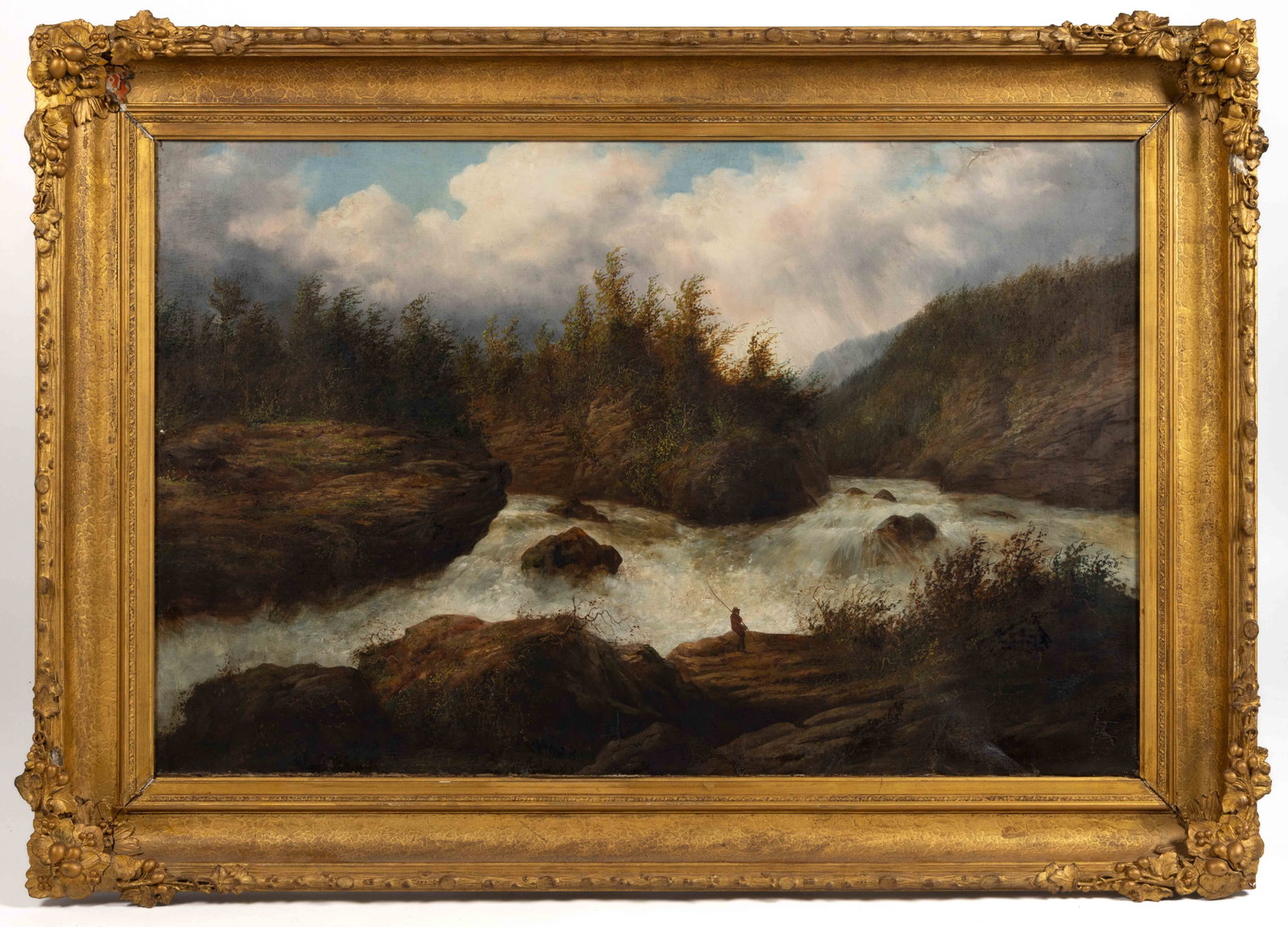 WILLIAM CHARLES ANTHONY FRERICHS (DUTCH / AMERICAN, 1829-1905) NORTH CAROLINA LANDSCAPE PAINTING (1 of 11)