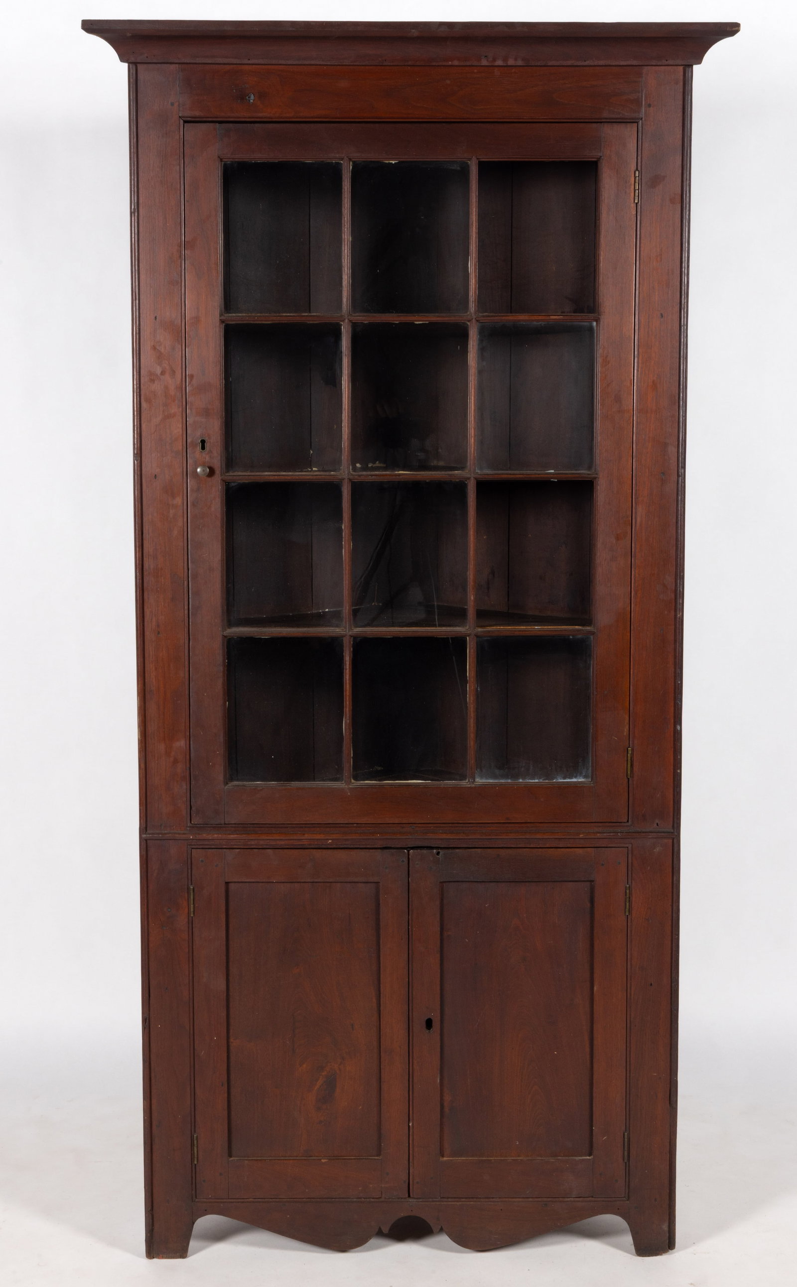 FREDERICK CO., SHENANDOAH VALLEY OF VIRGINIA, WALNUT CORNER CUPBOARD (1 of 5)