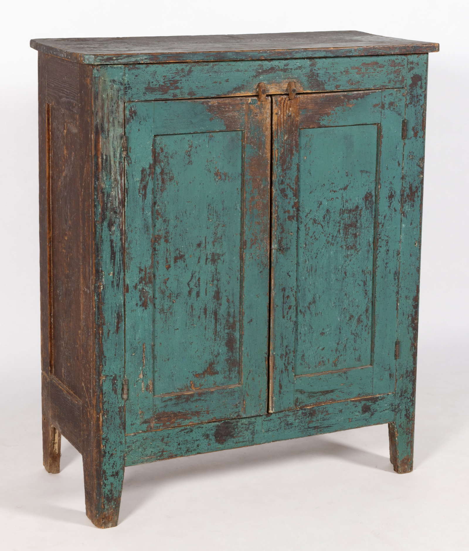 SHENANDOAH VALLEY OF VIRGINIA PAINTED YELLOW PINE JELLY CUPBOARD (1 of 7)