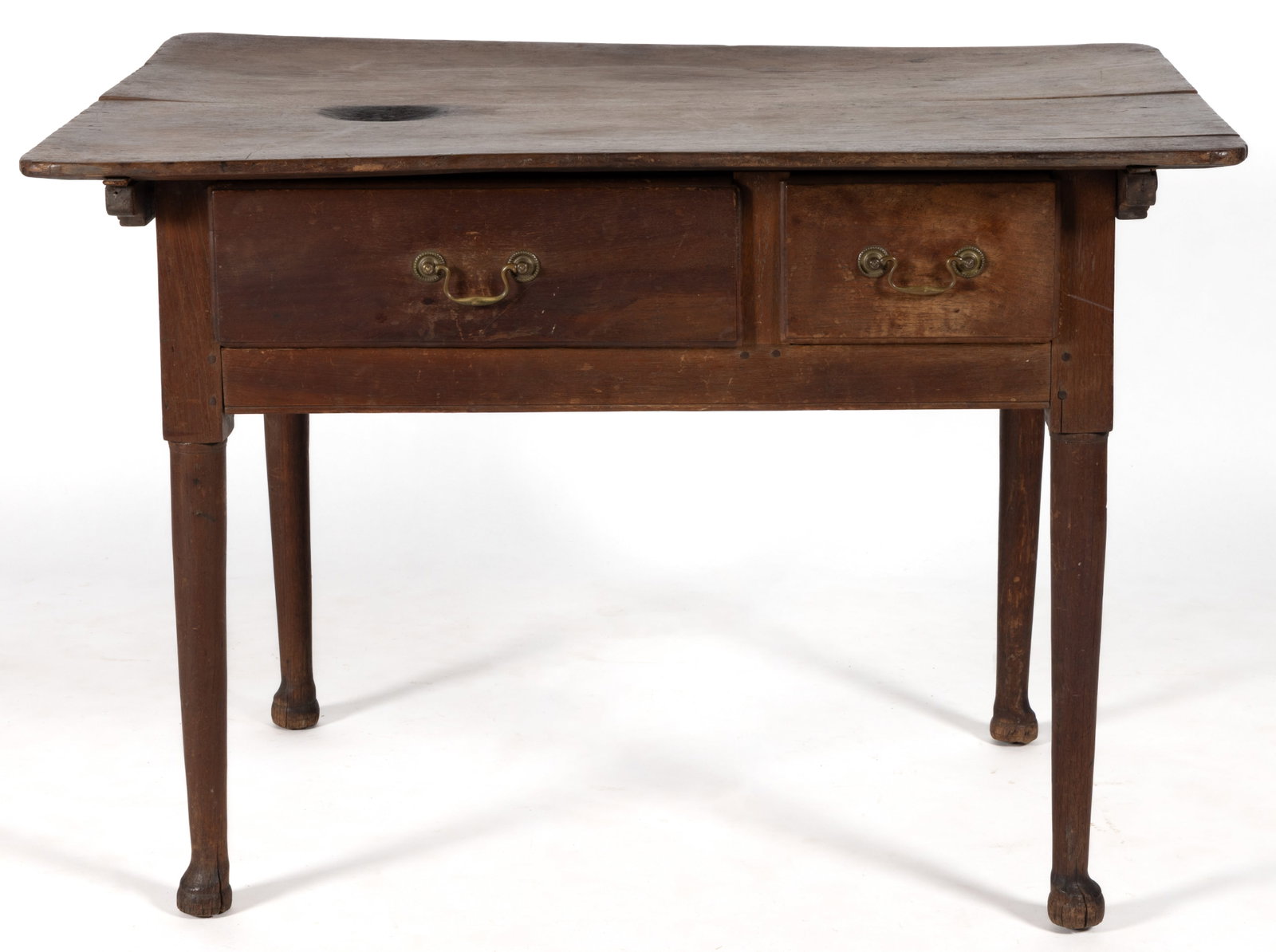 EASTERN VIRGINIA QUEEN ANNE WALNUT PIN-TOP WORK / TAVERN TABLE (1 of 7)