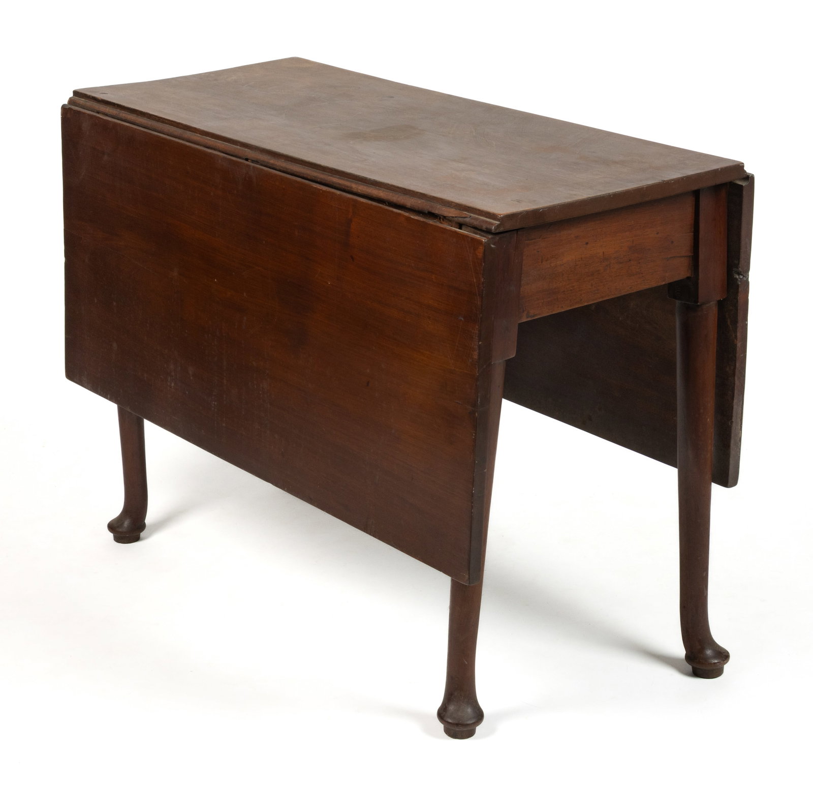 EASTERN VIRGINIA QUEEN ANNE MAHOGANY FALL-LEAF DINING TABLE (1 of 5)
