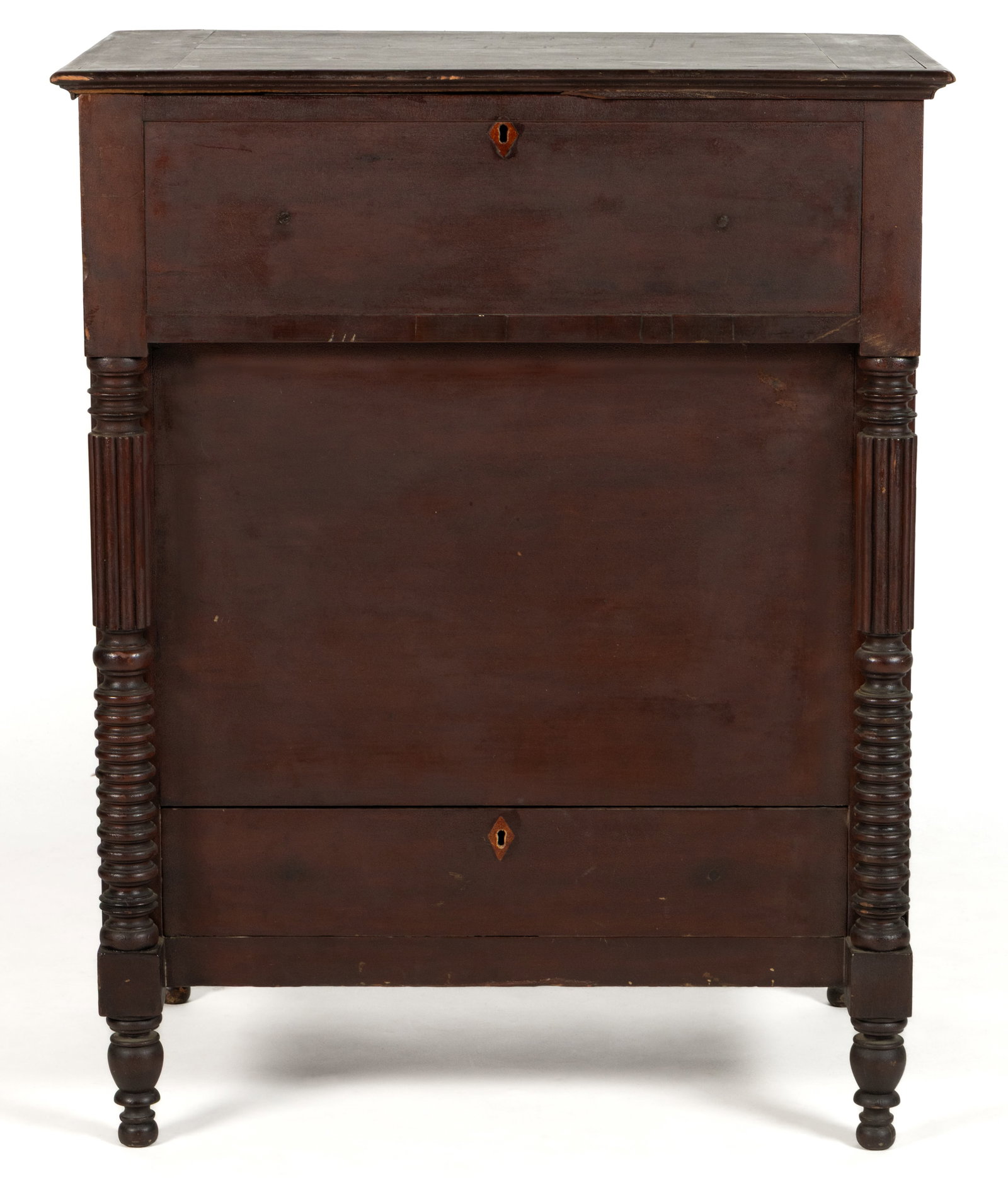 RARE TENNESSEE / KENTUCKY CHERRY AND MAHOGANY SUGAR BUREAU / CHEST (1 of 9)