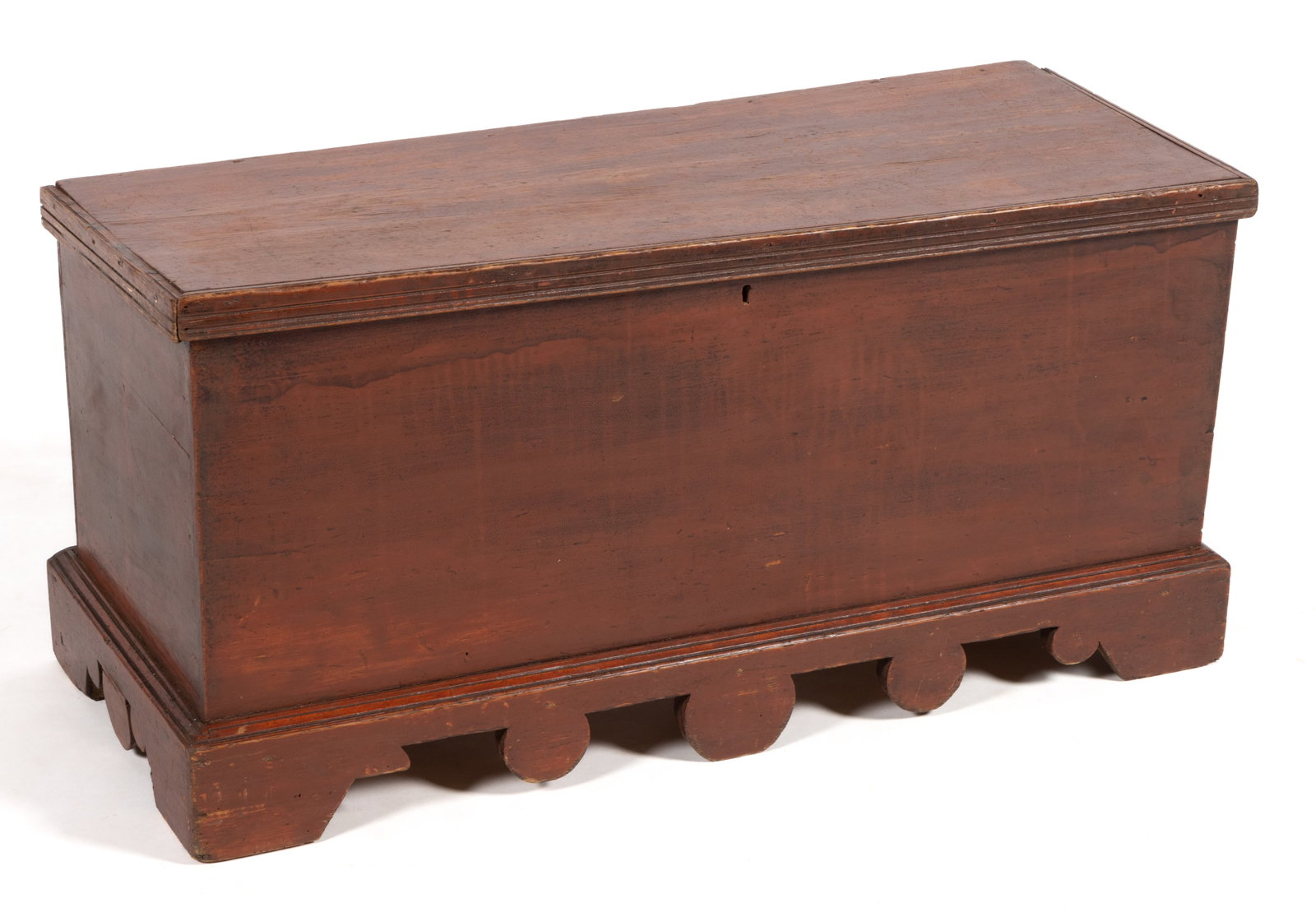 NORTHERN GEORGIA PAINTED YELLOW PINE DIMINUTIVE BLANKET CHEST (1 of 7)
