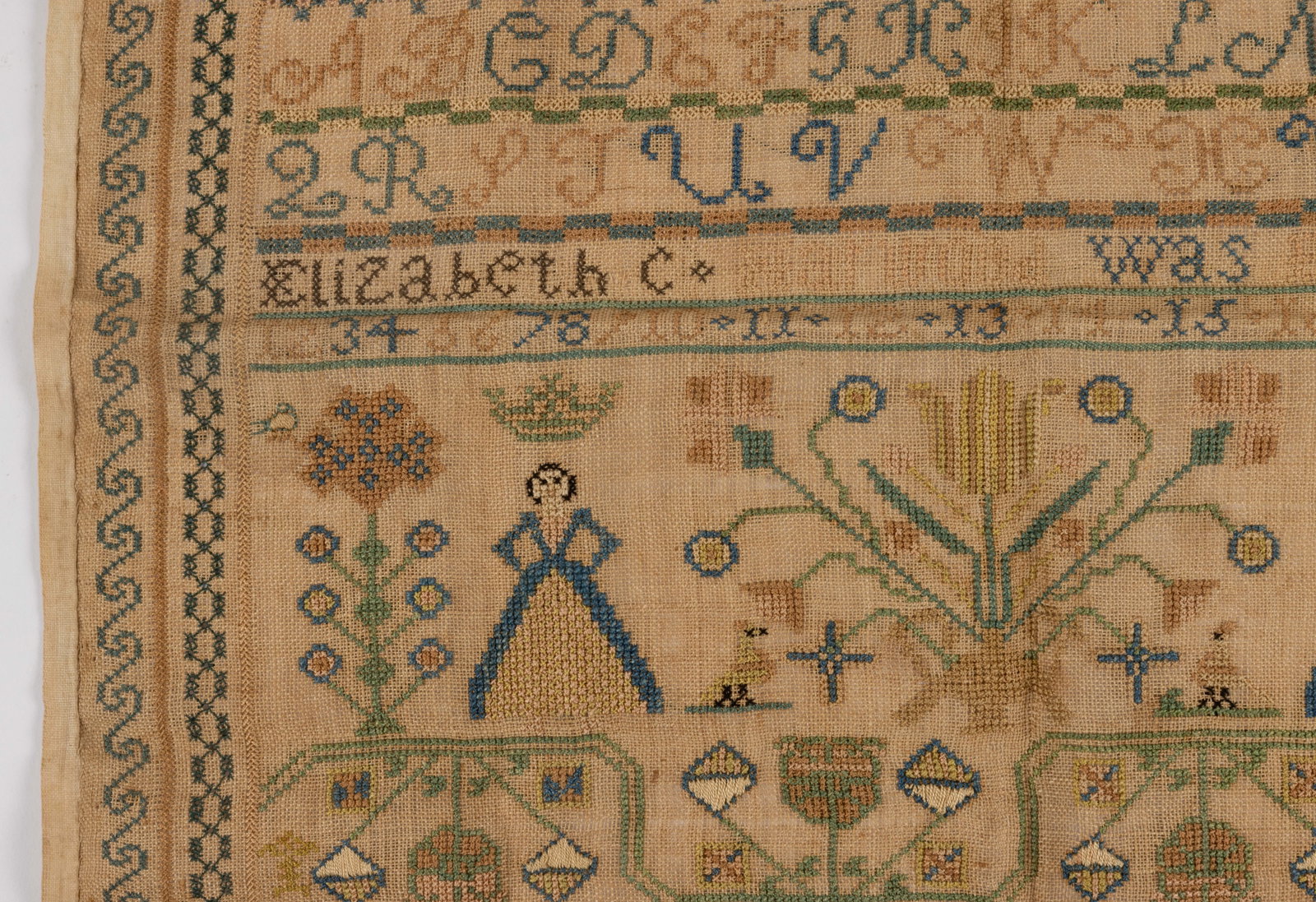 BRITISH PICTORIAL NEEDLEWORK SAMPLER - 2