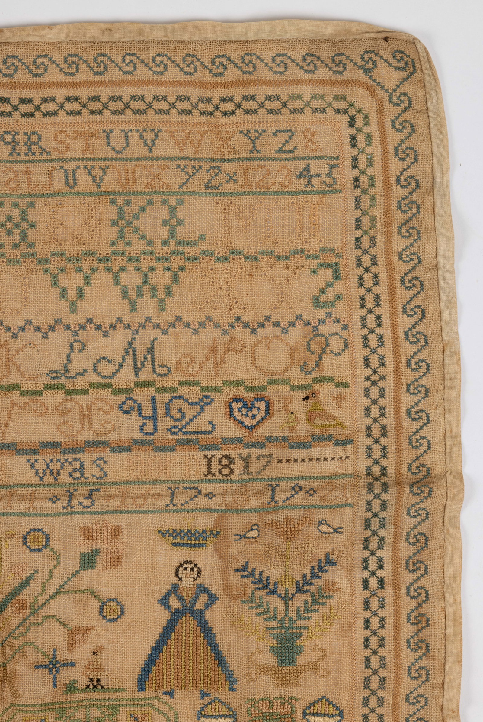 BRITISH PICTORIAL NEEDLEWORK SAMPLER - 3