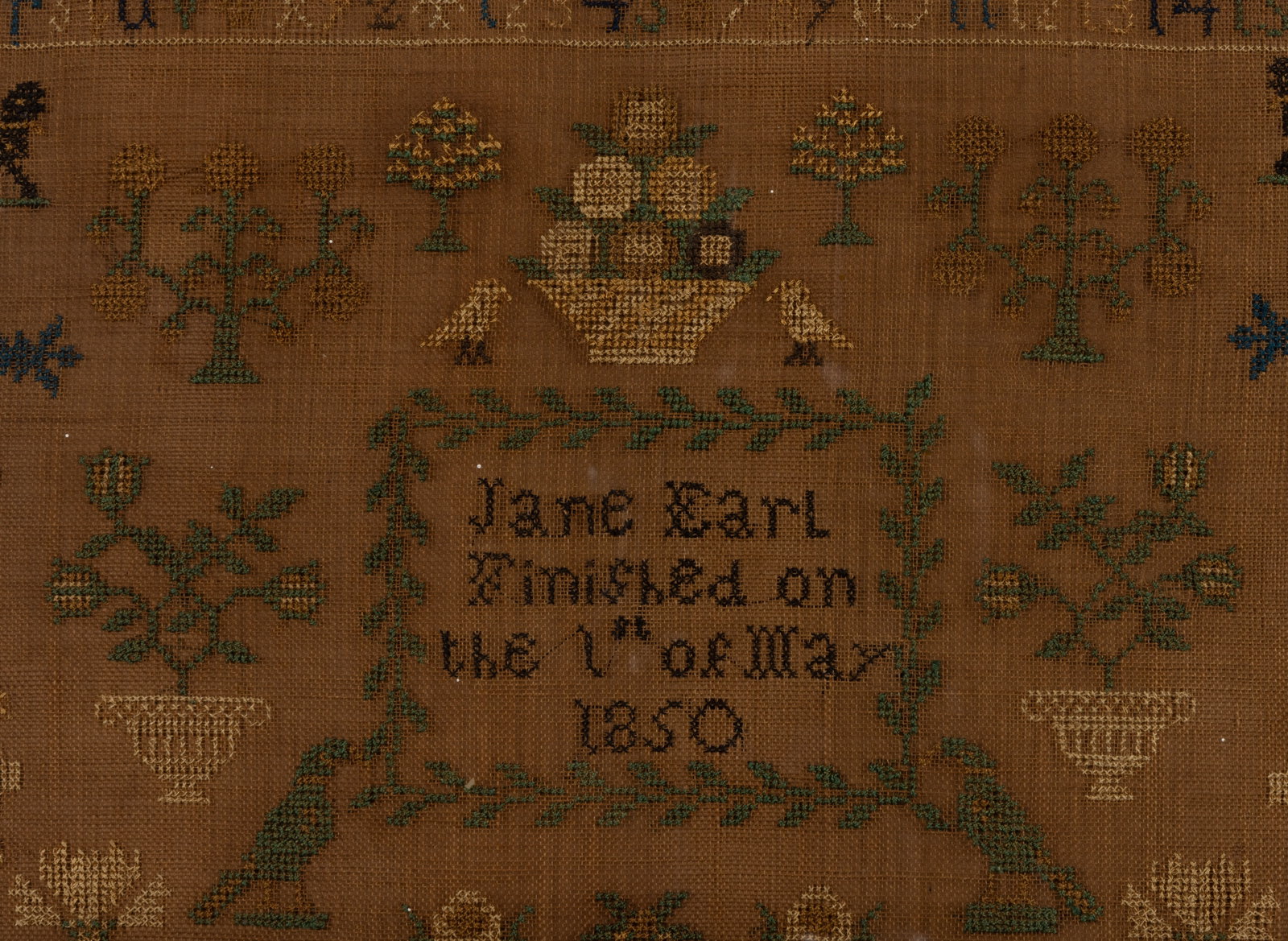 BRITISH PICTORIAL NEEDLEWORK SAMPLER - 2