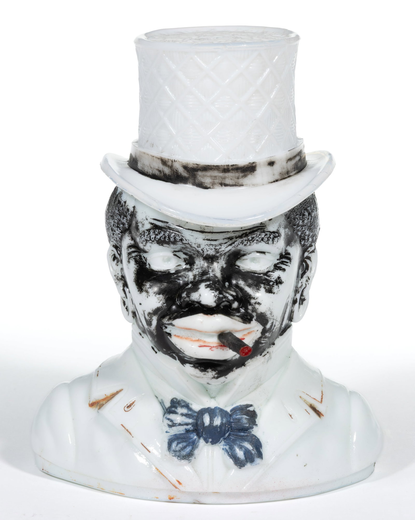 BLACK MAN WITH TOP HAT COVERED DISH (1 of 1)
