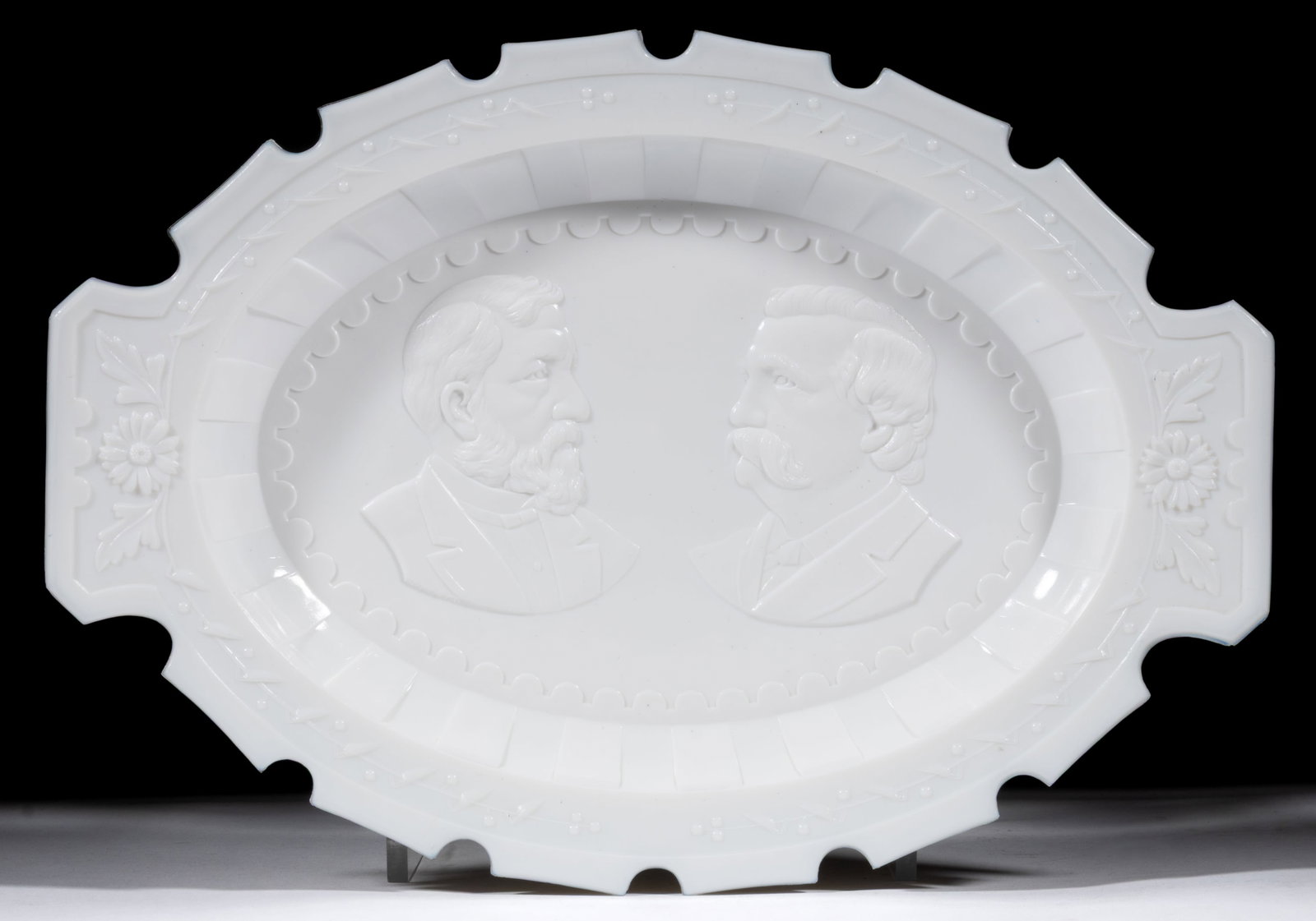 BLAINE - LOGAN PRESIDENTIAL ELECTION OF 1884 PLATTER / TRAY (1 of 1)