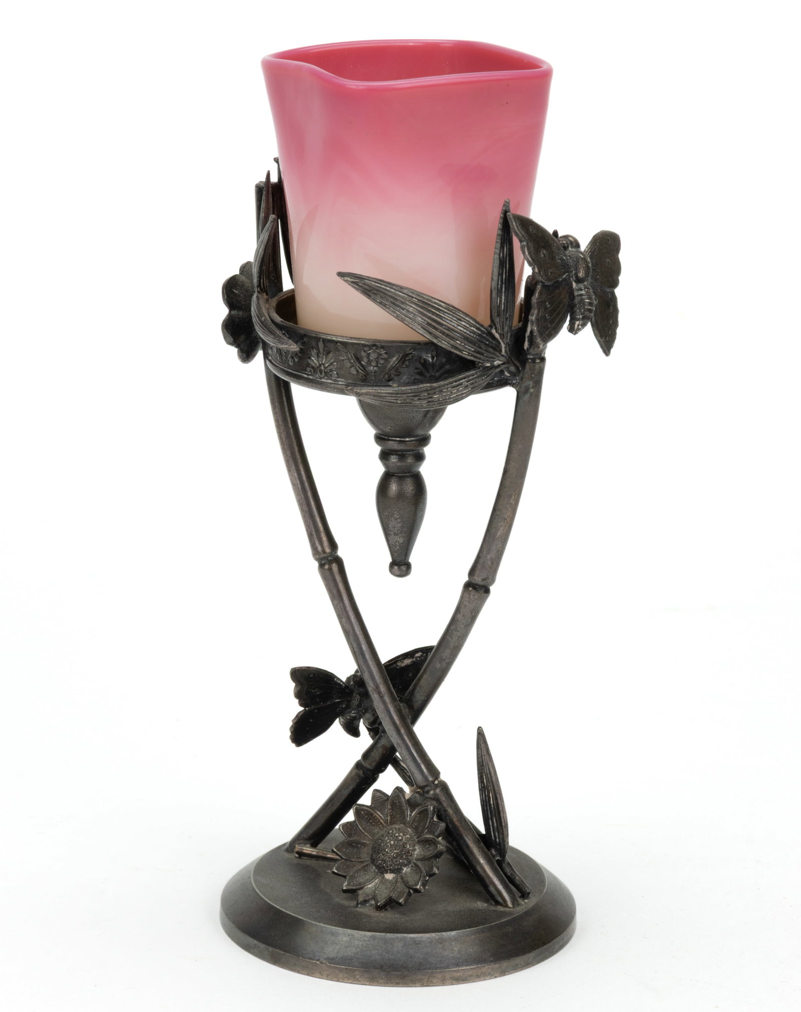 NEW ENGLAND PEACHBLOW TOOTHPICK HOLDER (1 of 1)