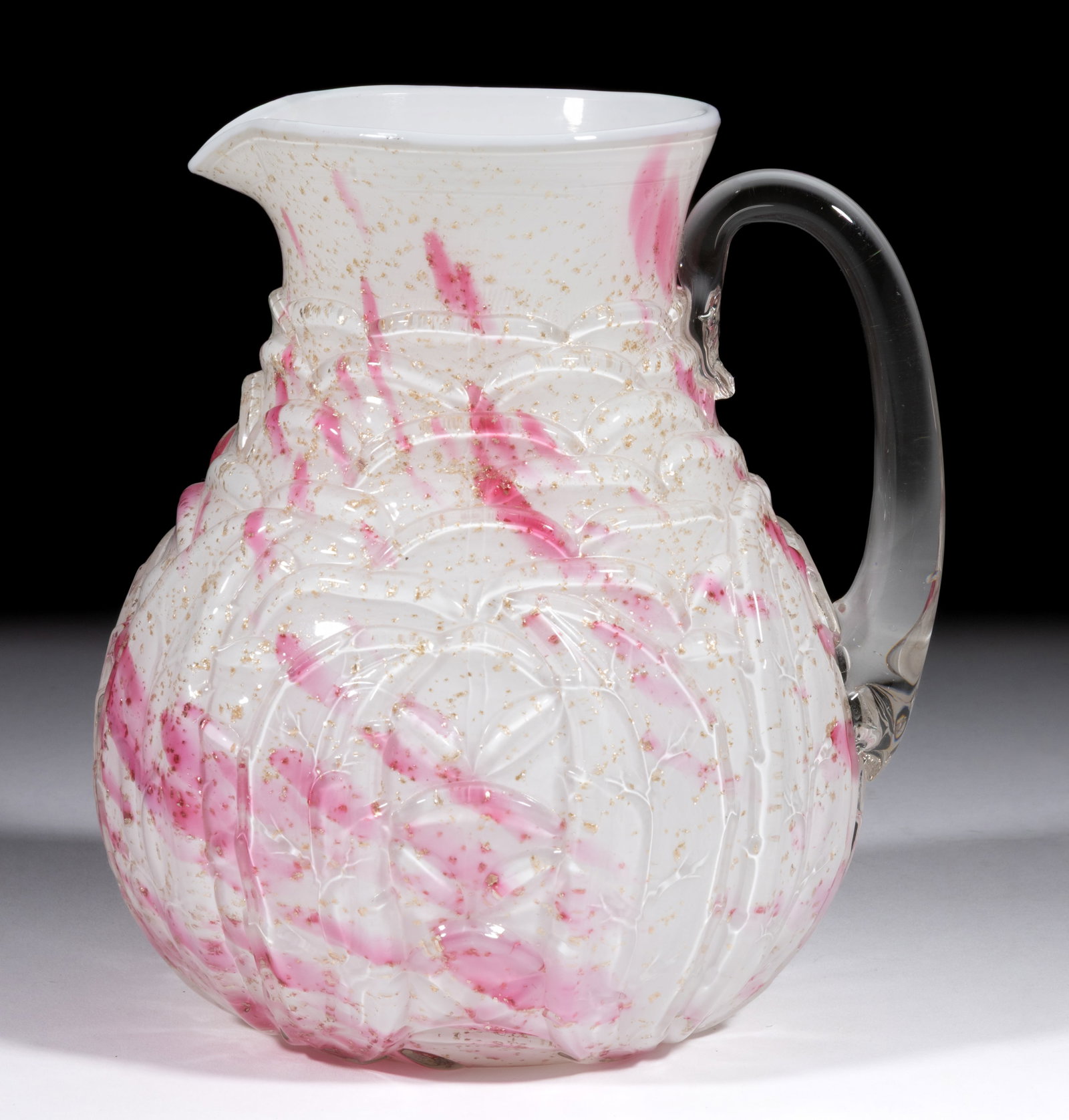 NORTHWOOD NO. 333 / LEAF MOLD SPATTER WATER PITCHER (1 of 1)