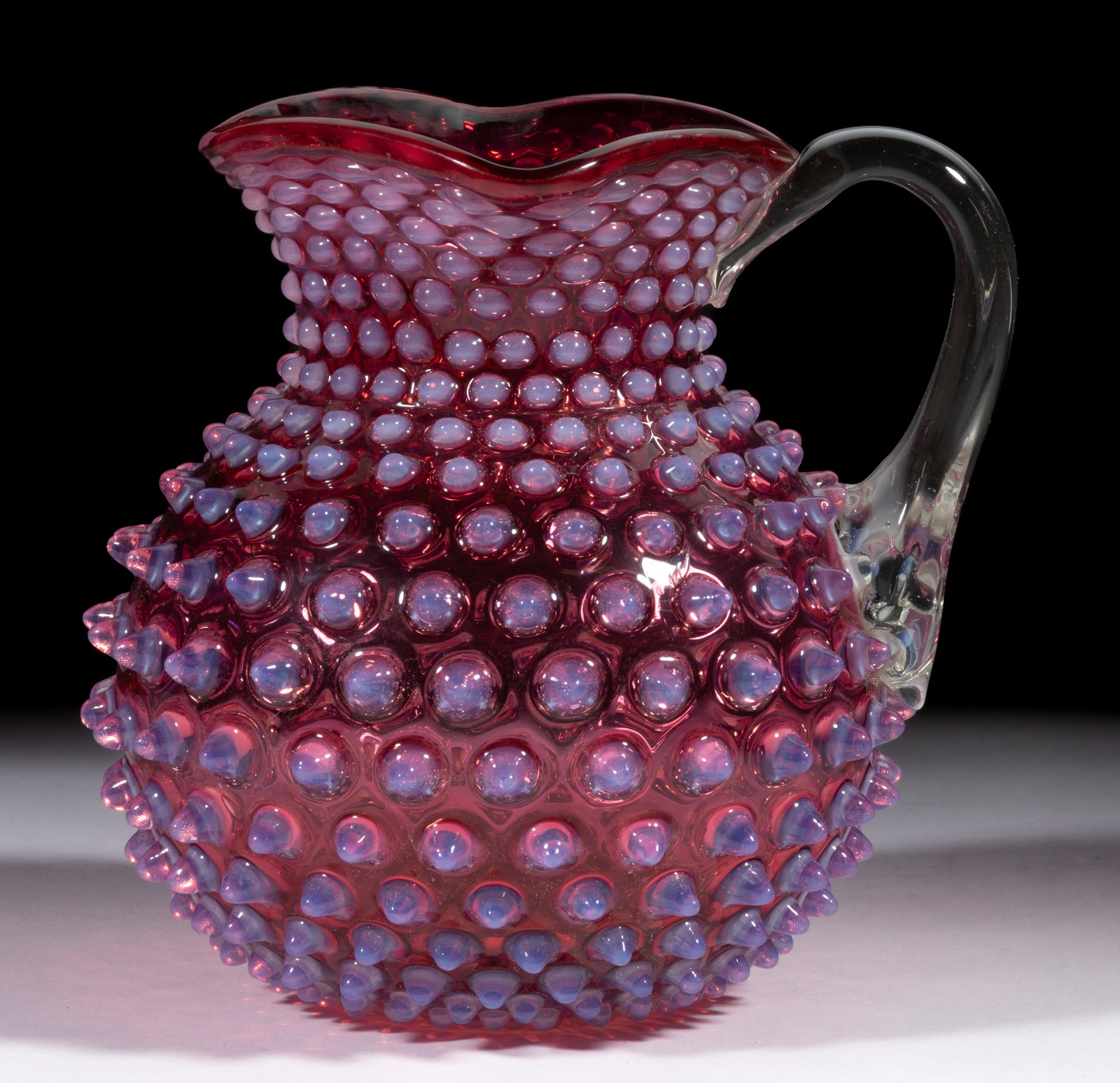 HOBBS NO. 323 DEW DROP / HOBBS HOBNAIL NO. 5 JUG / WATER PITCHER (1 of 1)