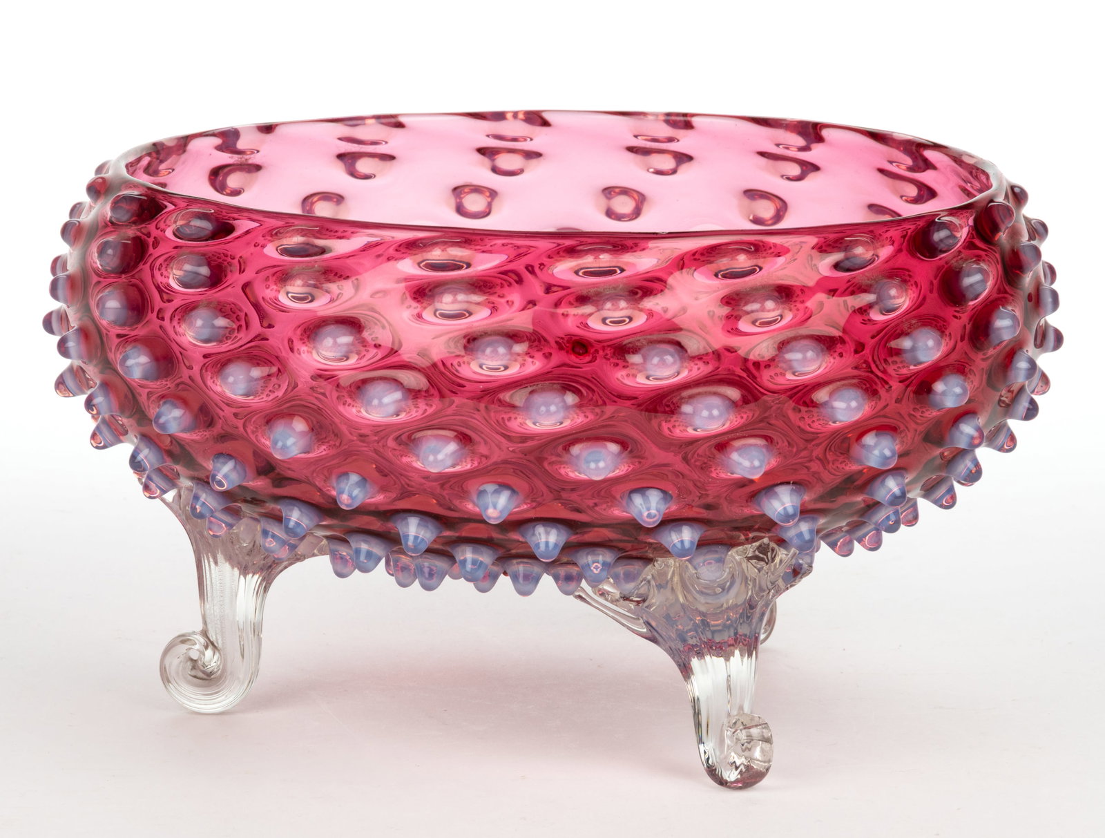 HOBBS NO. 323 / DEW DROP / HOBNAIL FOOTED BOWL (1 of 1)
