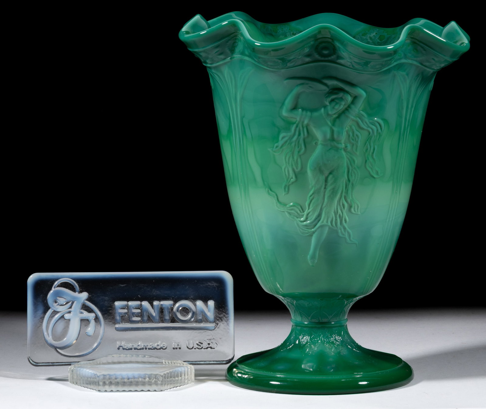 FENTON DANCING LADIES VASE (1 of 1)