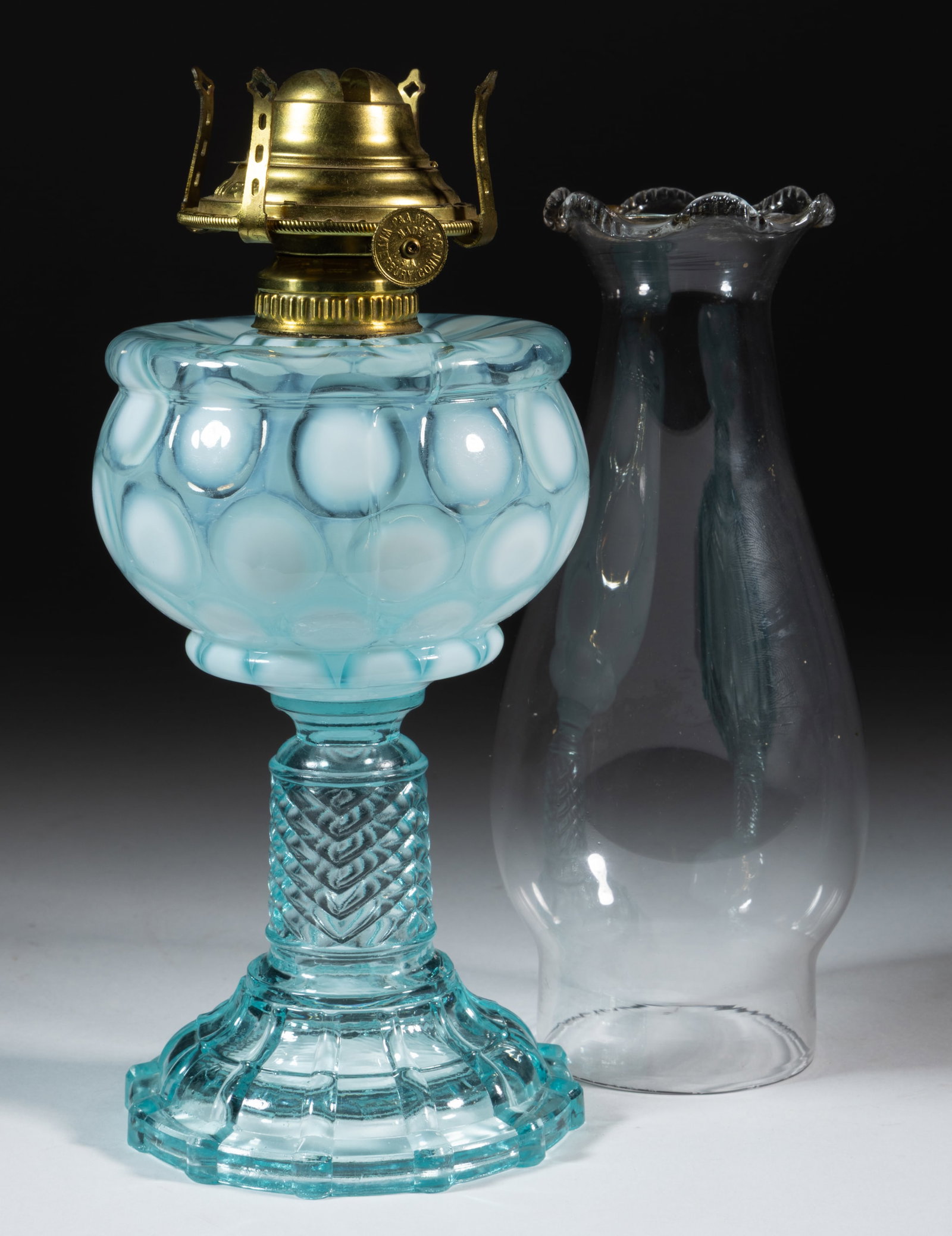 MIX AND MATCH / COIN DOT KEROSENE STAND LAMP (1 of 1)