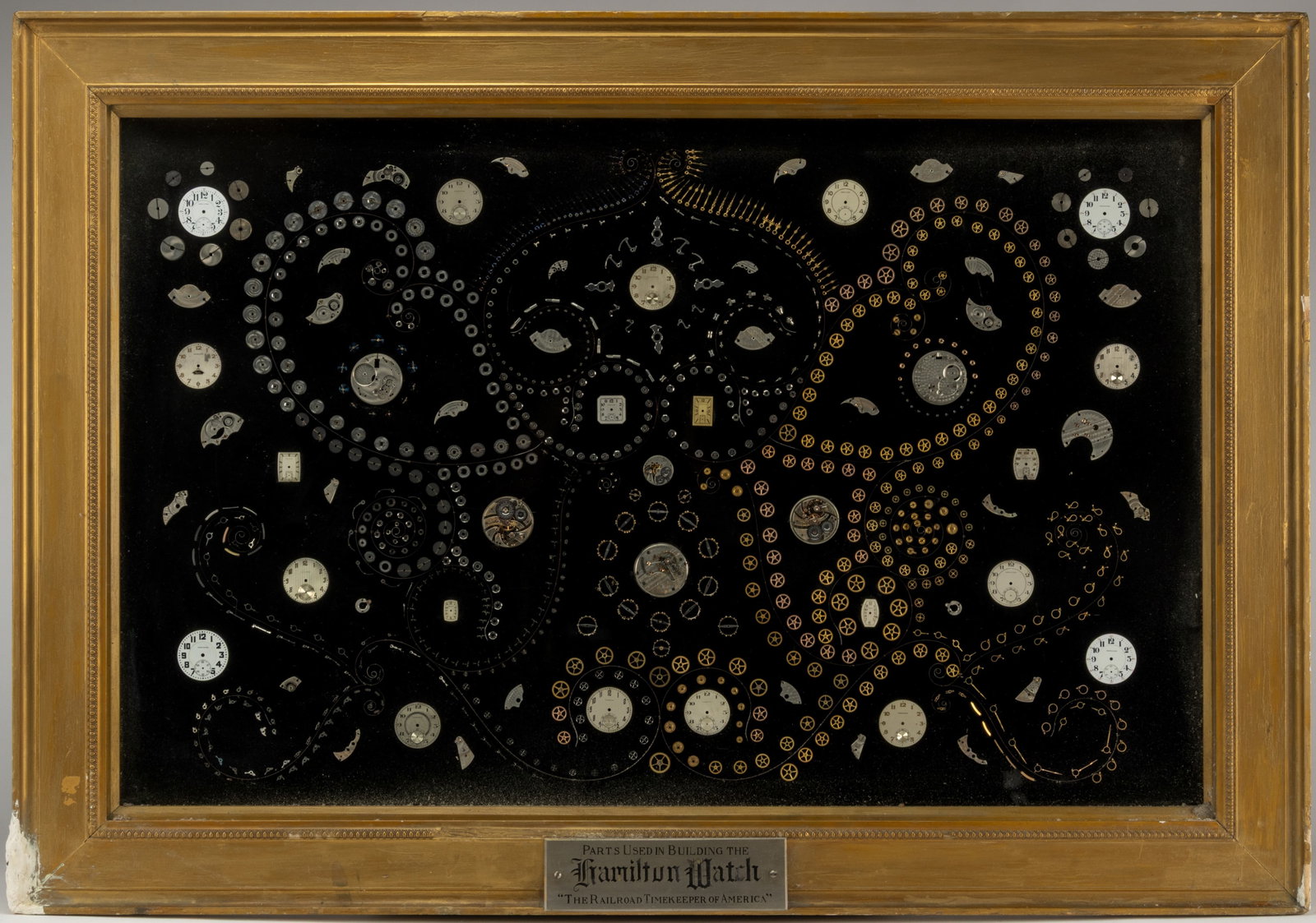 ANTIQUE HAMILTON WATCH CO. ADVERTISING DISPLAY (1 of 6)